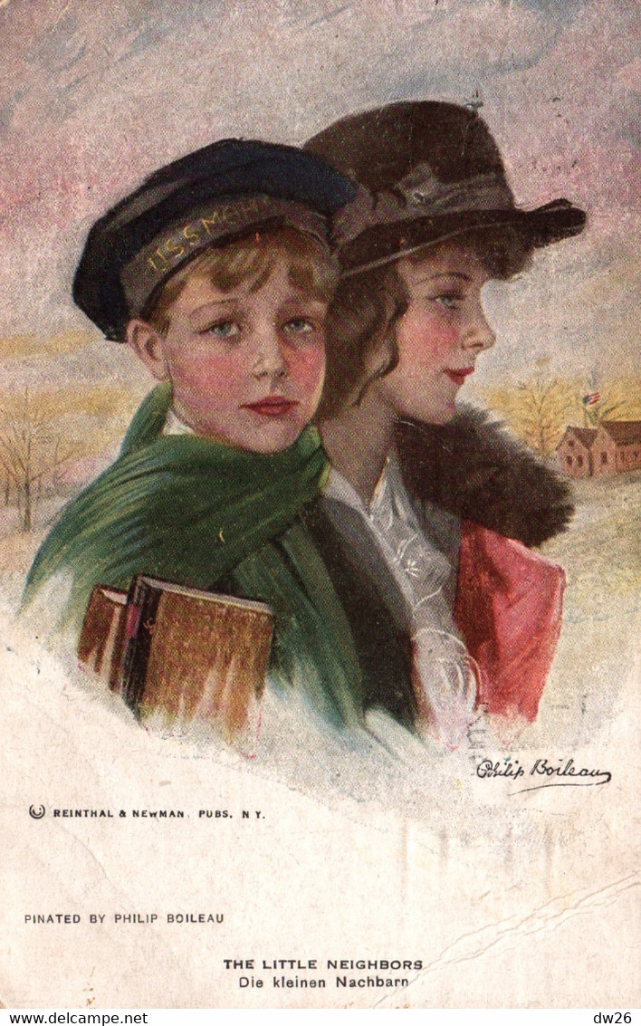 Illustration Philip Boileau - The Little Neighbors (less Petits Voisins, Die Kleinen Nachbarn) Reinthal & Newman - Boileau, Philip