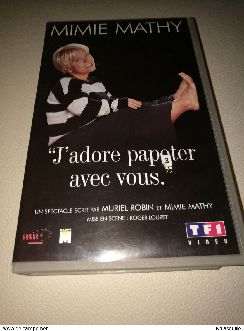 Mimie Mathy - J'adore Papoter Avec Vous  (vhs) - Enfants & Famille