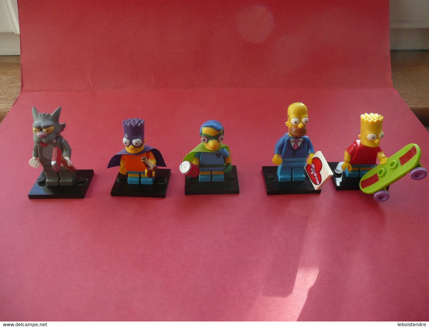 LOT 5 FIGURINE LEGO THE SIMPSONS HOMER EN COSTUME BART BARTMAN MILHOUSE COMME FALLAUT BOY SCRATCHY DE 71005 71009 - Figures