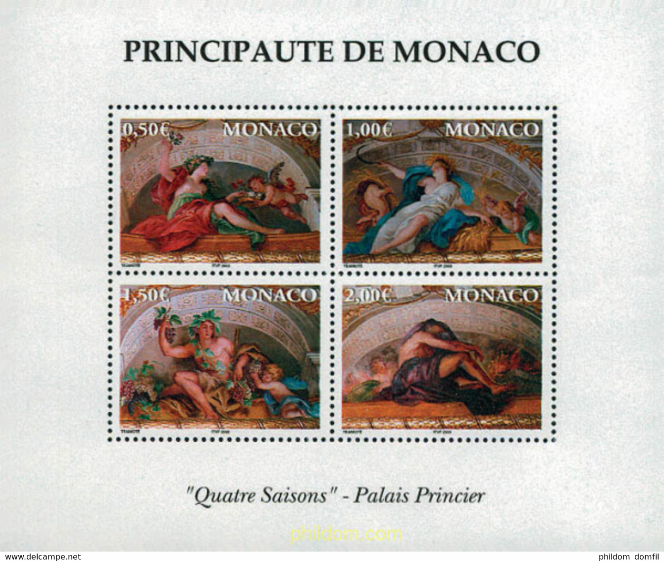 104222 MNH MONACO 2002 LAS CUATRO ESTACIONES - Sonstige & Ohne Zuordnung