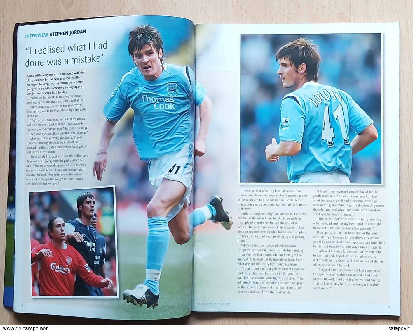 Manchester City Vs Aston Villa  England 2006 Football Match Program - Bücher