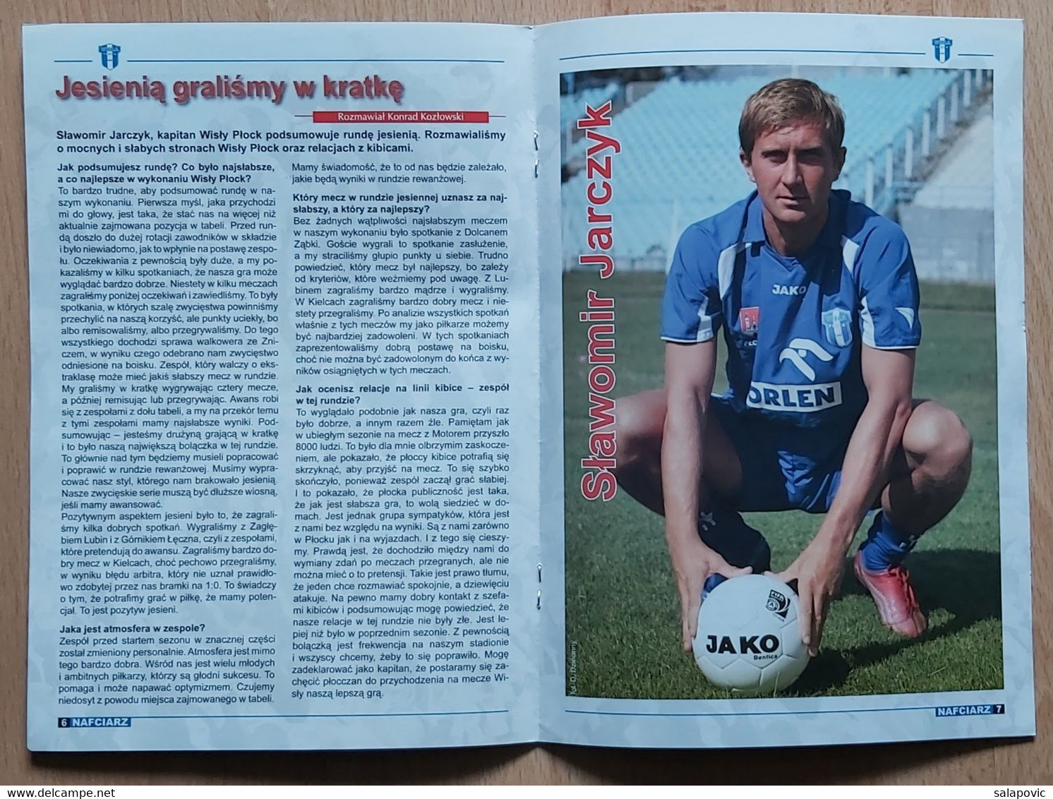Nafciarz (oficjalna Gazeta Wisły Płock) Nr 23 - The Official Newspaper Of Wisła Płock Wiosna 2008 Football Match Program - Libri