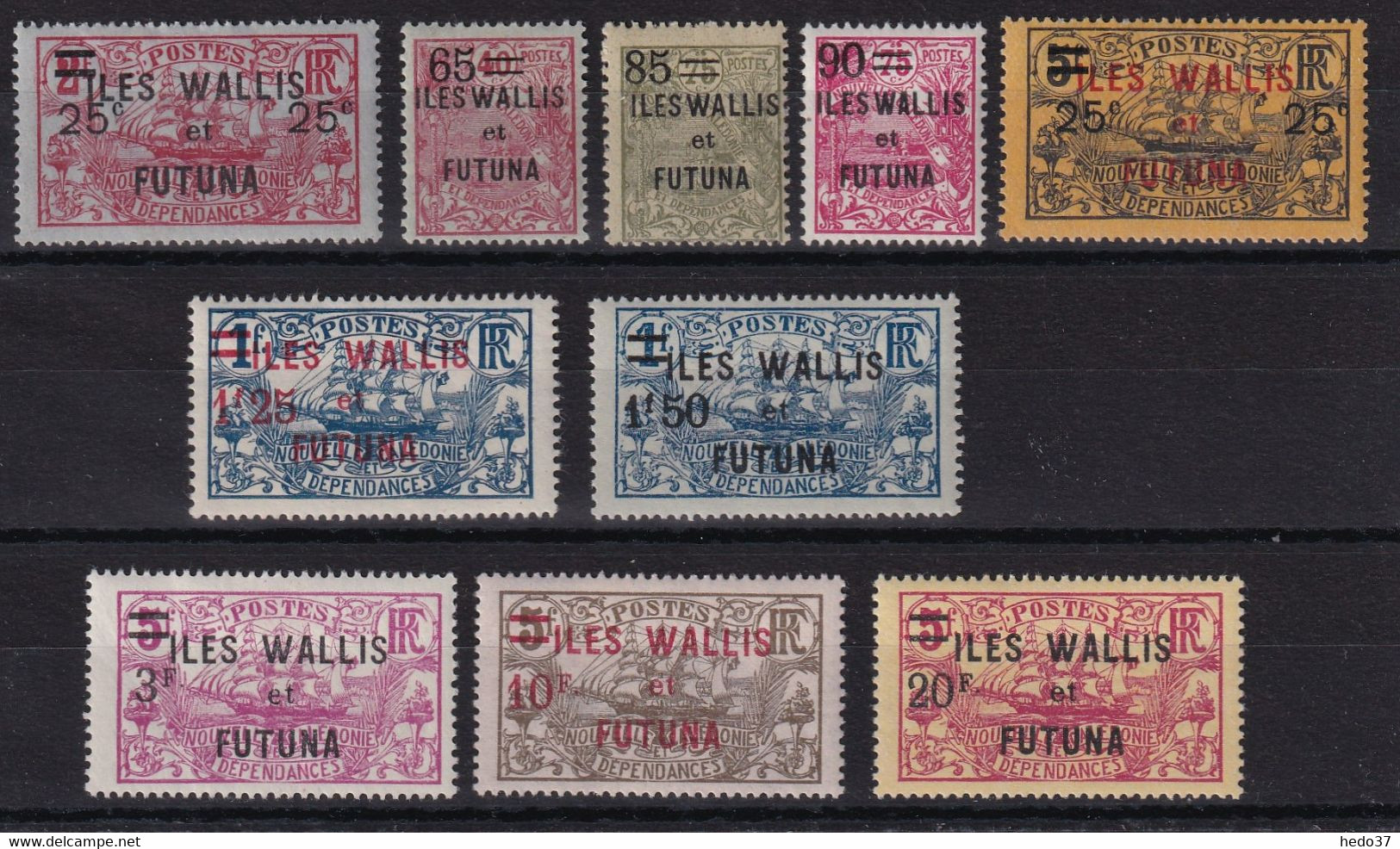 Wallis Et Futuna N°30/39 - Neuf * Avec Charnière - TB - Ungebraucht