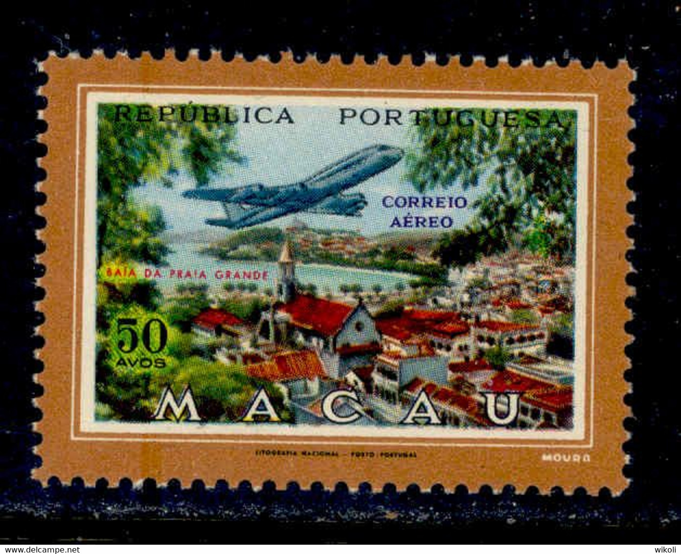 ! ! Macau - 1960 Air Mail 50a - Af. CA 16 - MNH - Airmail