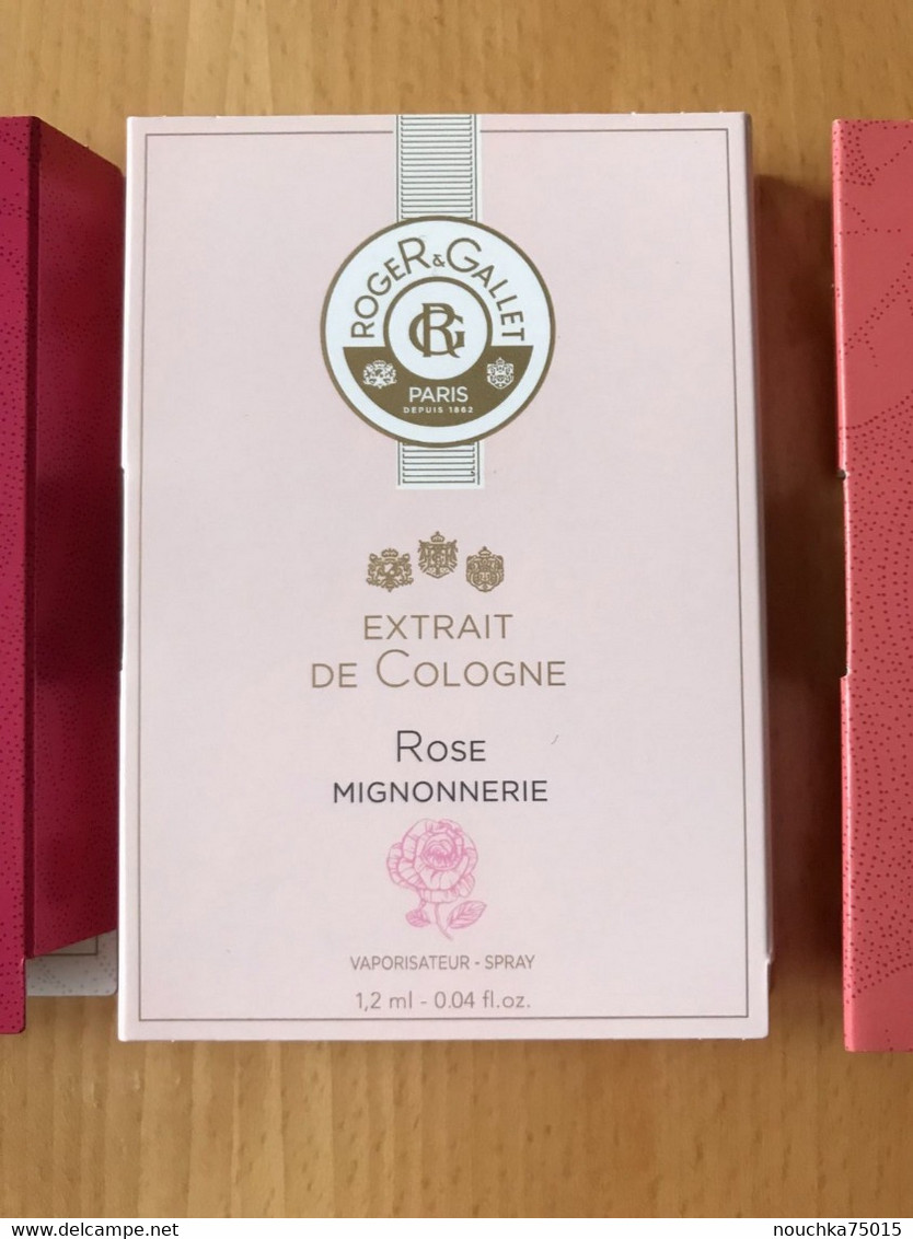 Roger & Gallet - Lot De 3 échantillons - Parfumproben - Phiolen