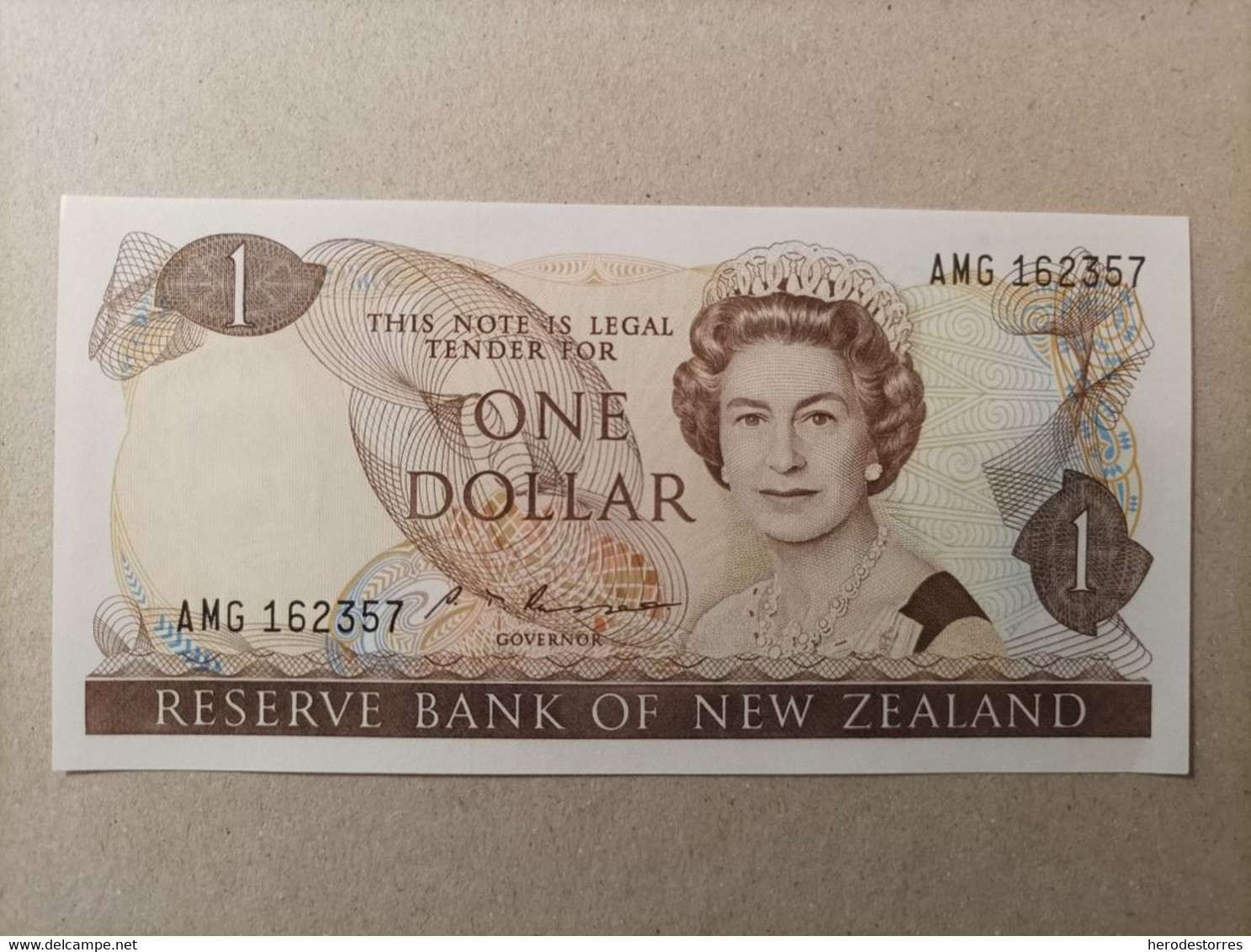 Billete De Nueva Zelanda De 1 Dólar, UNC - Nieuw-Zeeland