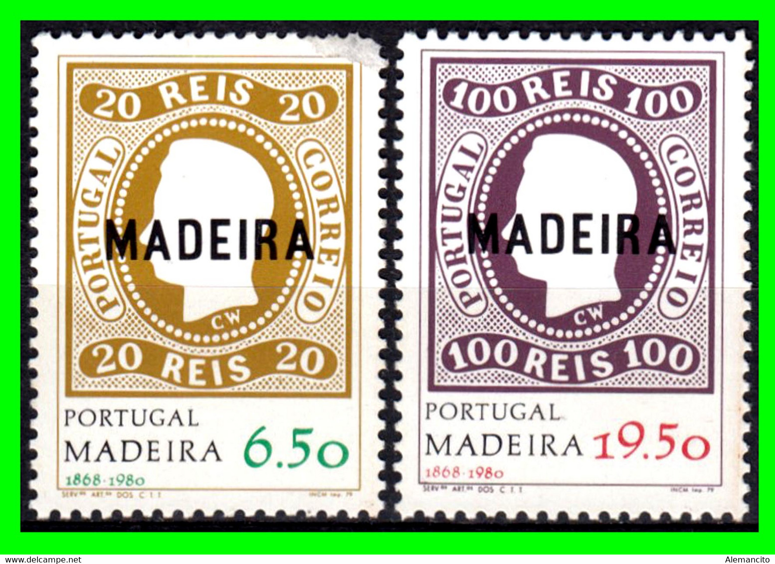 PORTUGAL… ( EUROPA ) SELLOS AÑO 1980 EL 112 ANIVERSARIO DEL SELLO MADEIRA - Afrique Portugaise