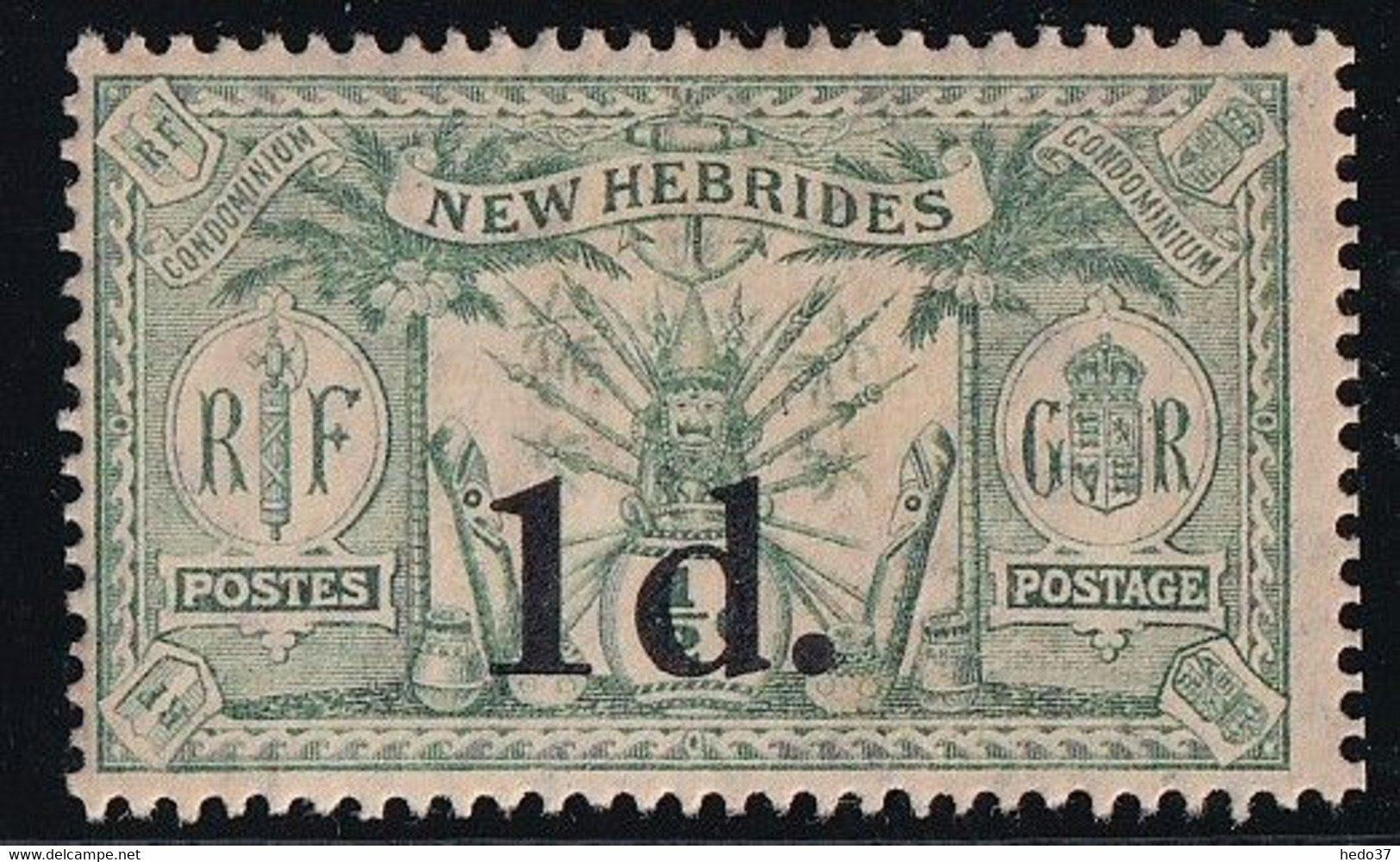 Nouvelles Hébrides N°77 - Neuf * Avec Charnière - TB - Unused Stamps