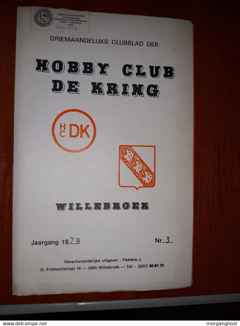 Driemaandelijks Clubblad Hobby Club De Kring 1979 - Andere & Zonder Classificatie