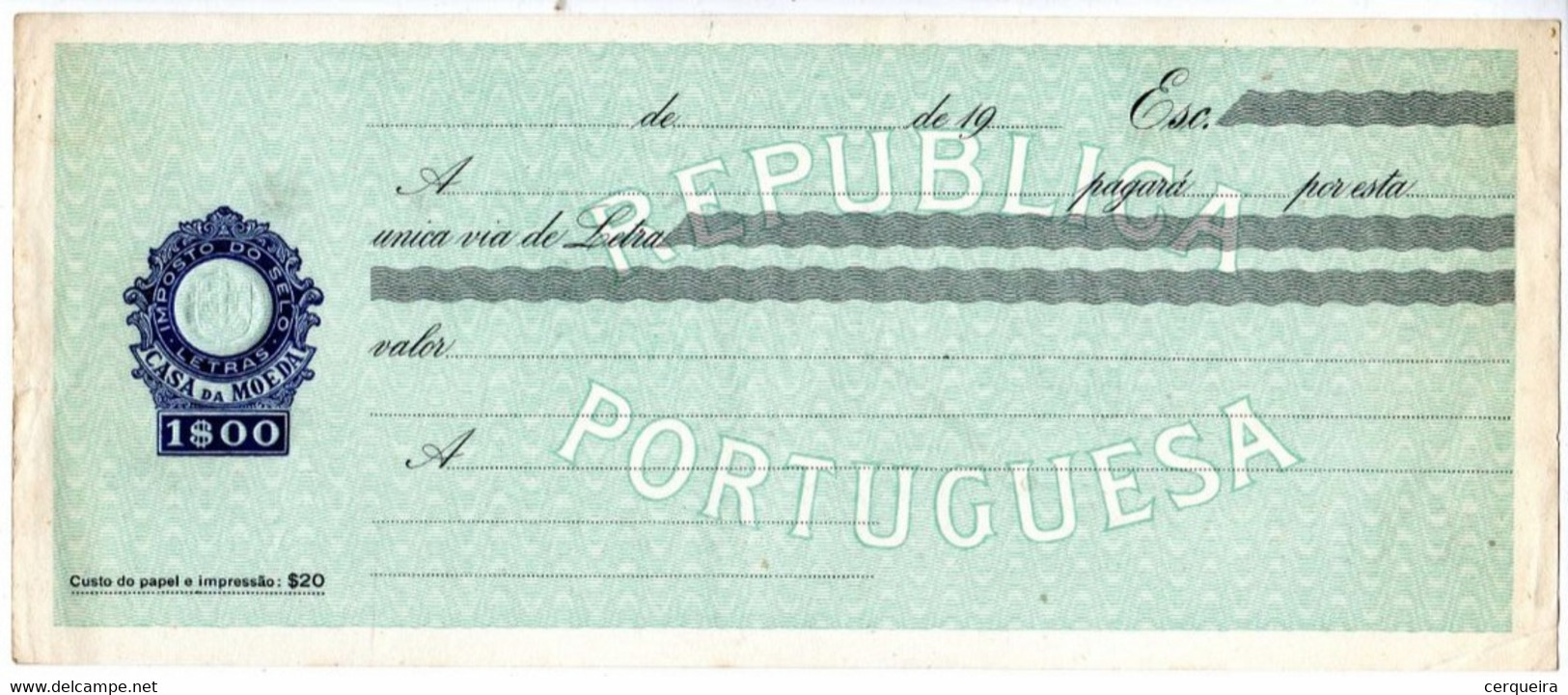 PORTUGAL - Letra Nova-1$00 - Ungebraucht