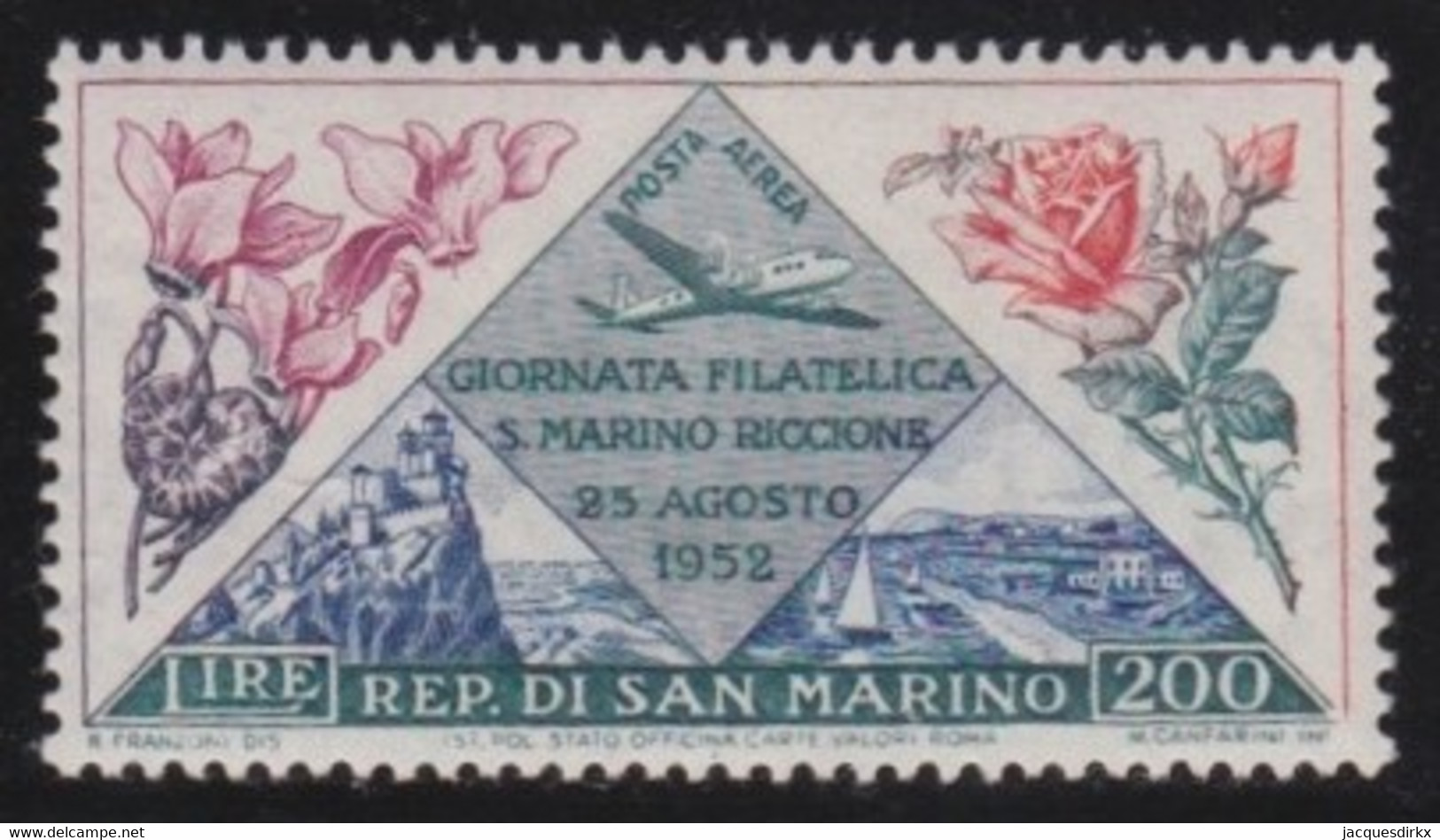 San Marino   .   Y&T    .   PA 97  (2 Scans)   .    **    .   MNH    .   /    .  Neuf Avec Gomme Et SANS Charnière - Airmail