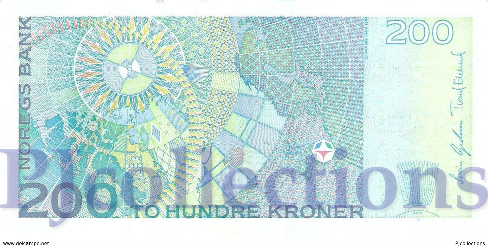 NORWAY 200 KRONER 2003 PICK 50b UNC - Norway