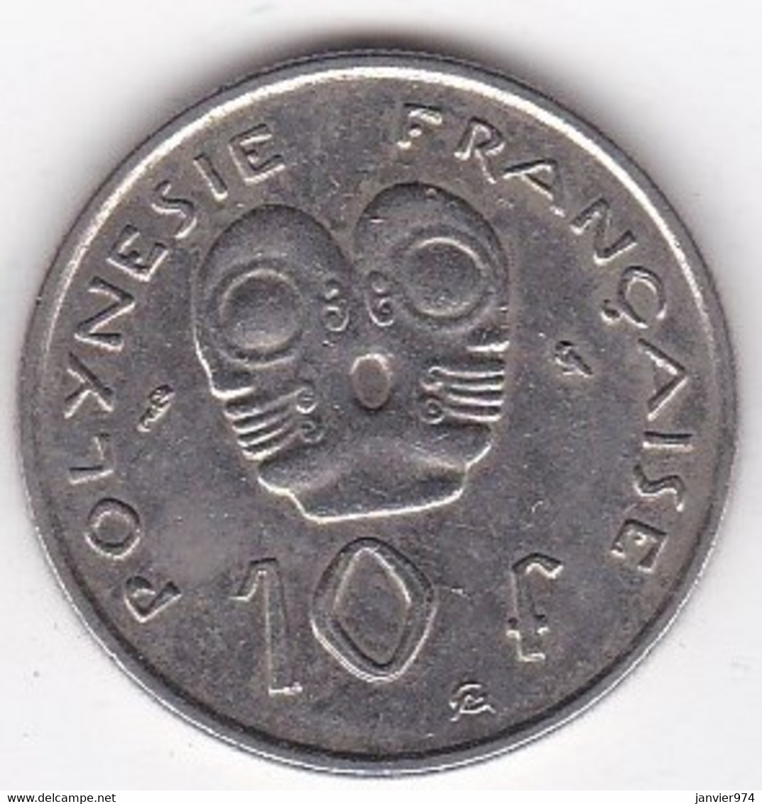 Polynésie Française. 10 Francs 1973 . En Nickel - Polynésie Française