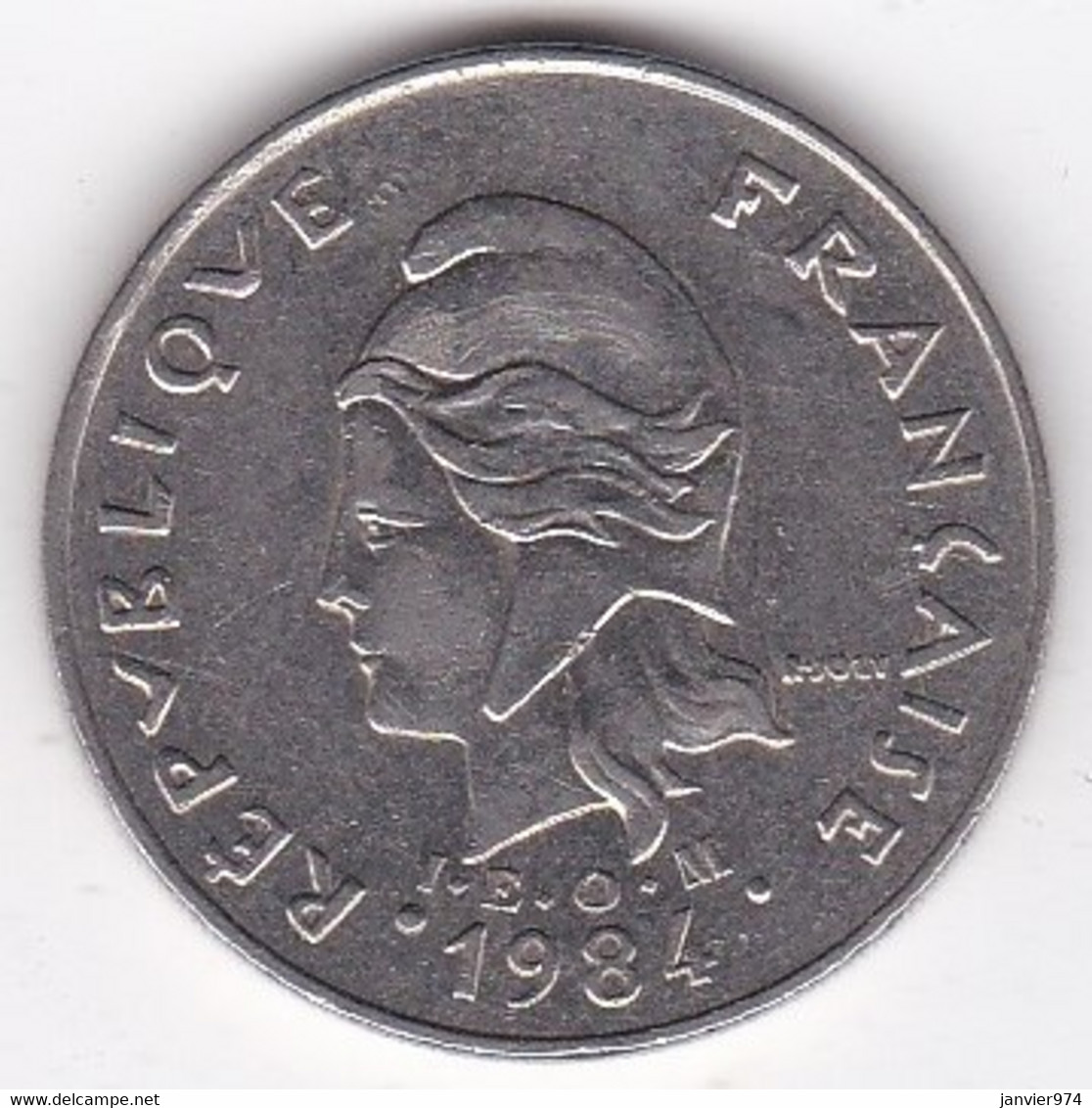 Polynésie Française. 20 Francs 1984  En Nickel - Polynésie Française