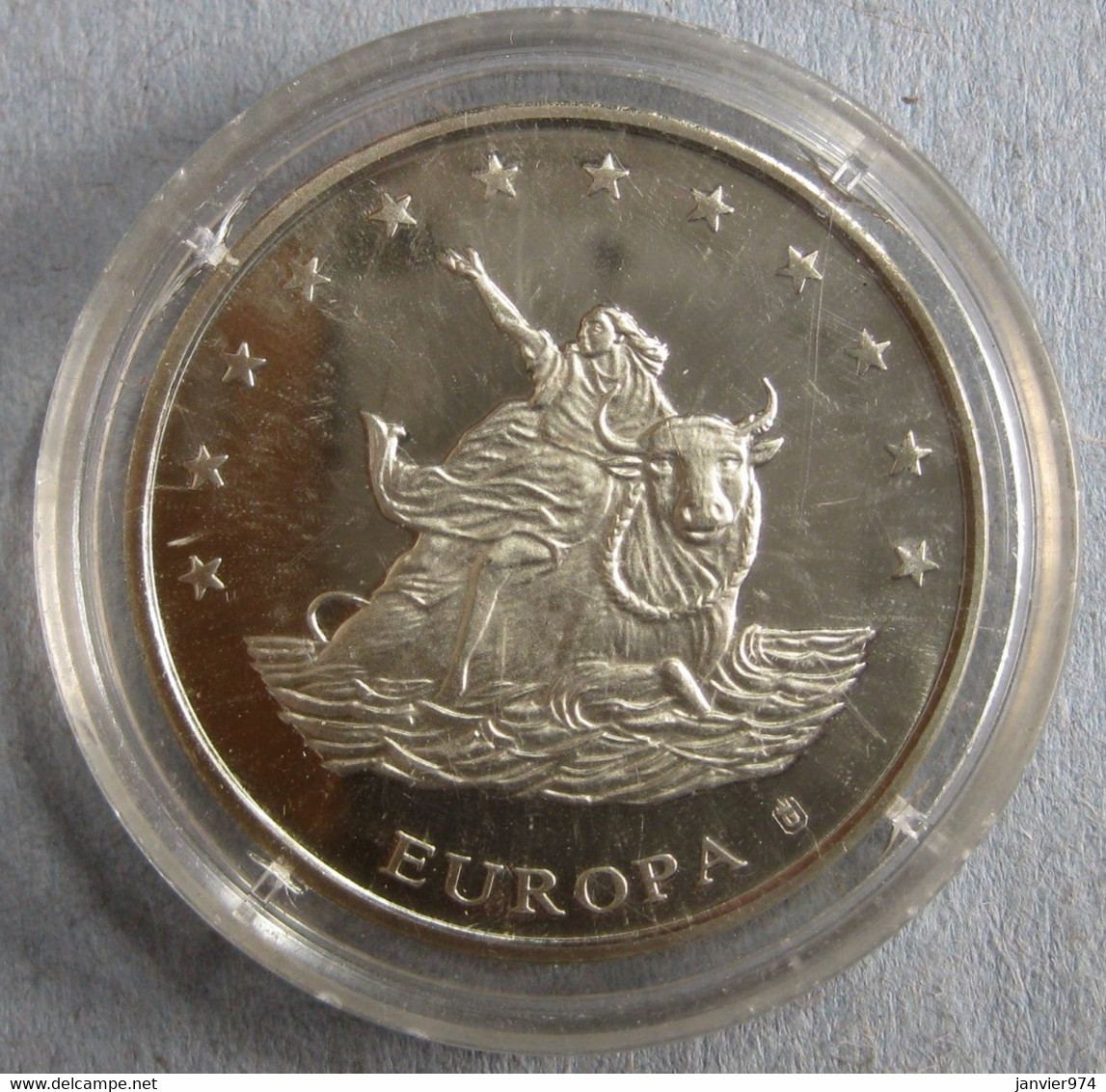 Allemagne Europa 10 Euro 1998 Déesse Europe, Dans Sa Capsule , 30 Mm - Germania