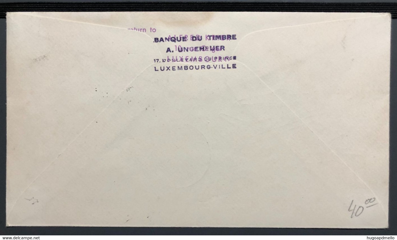 LUXEMBOURG, Circulated Cover « First Flight », « SABENA », 1957 - Briefe U. Dokumente