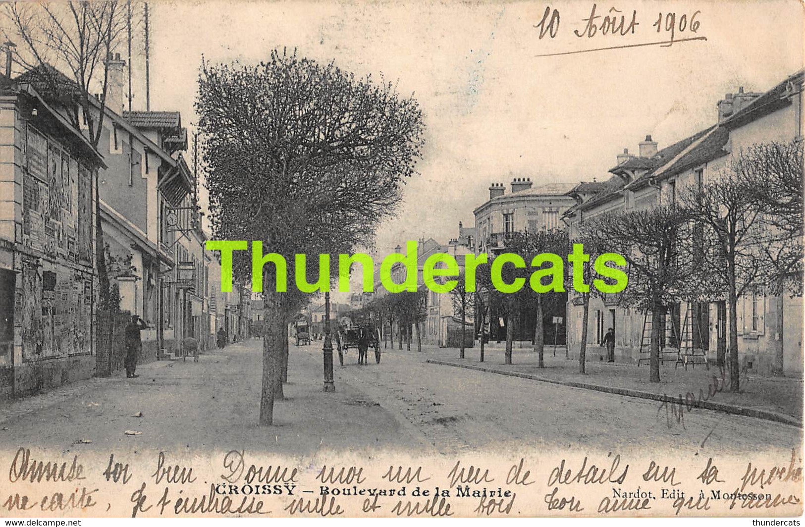 CPA 78 CROISSY BOULEVARD DE LA MAIRIE - Croissy-sur-Seine