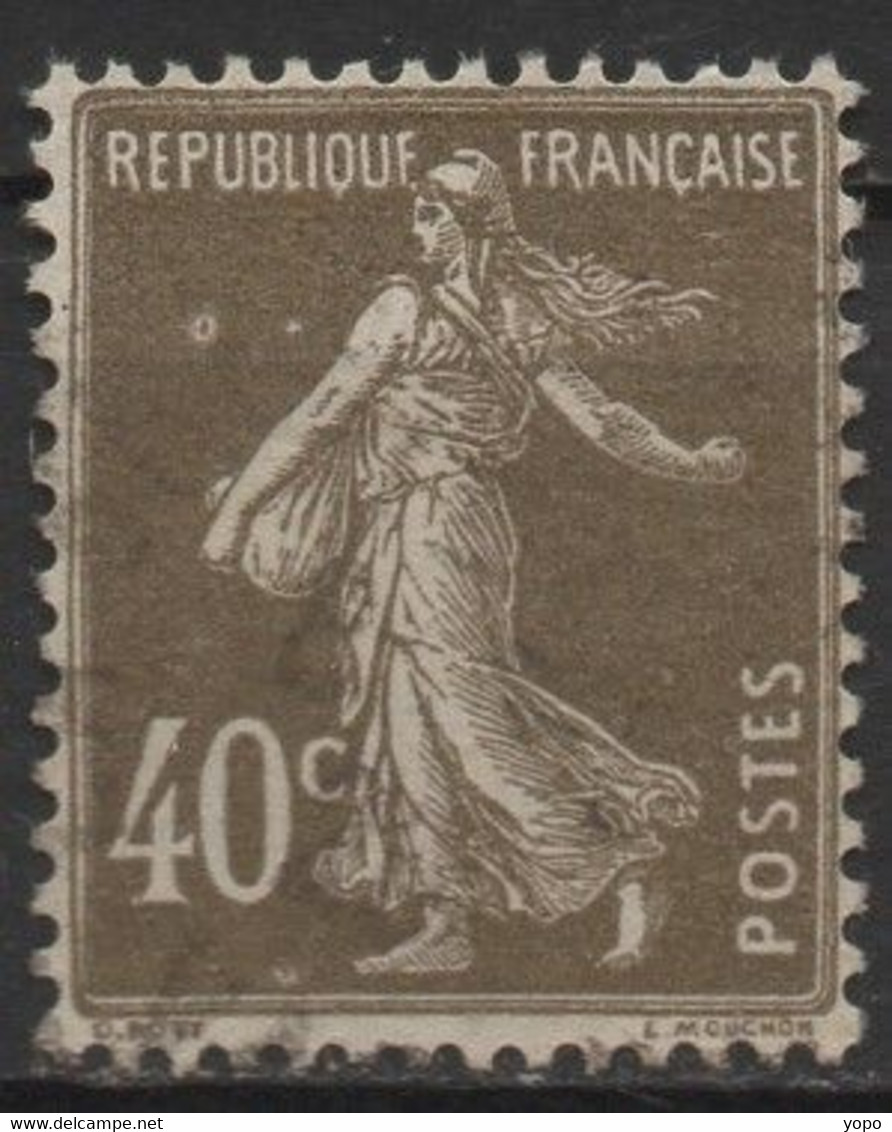 Timbre Semeuse Camée N° 193  Anneau De Lune. - Used Stamps