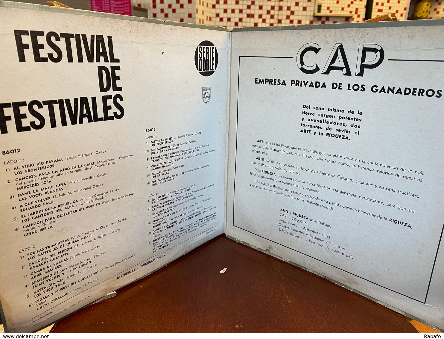LP Argentino, Doble Y De Artistas Varios Festival De Festivales Año 1967 - World Music