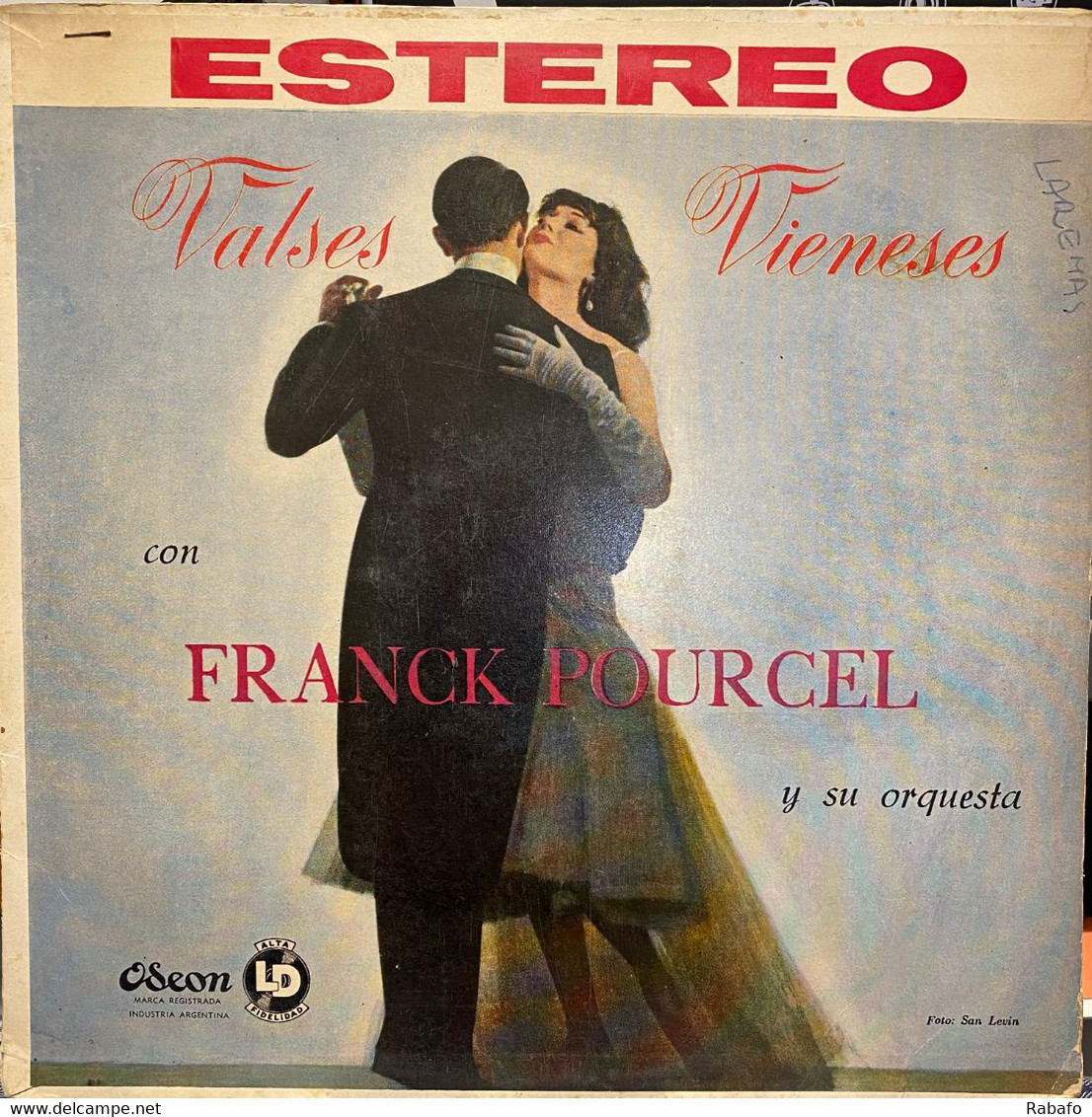 LP Argentino De Franck Pourcel Y Su Gran Orquesta Año 1958 - Instrumental