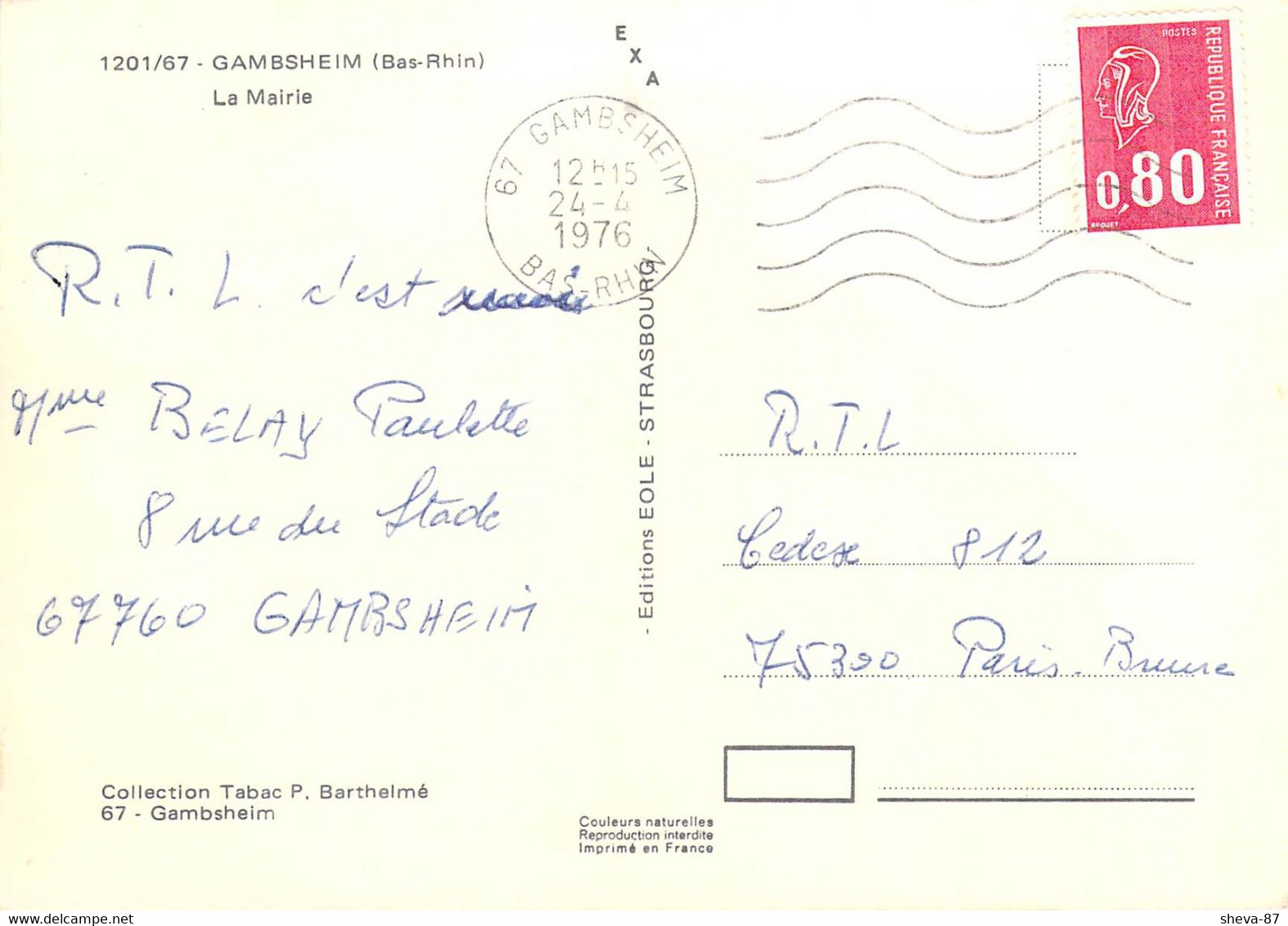 67 - Gambsheim - La Mairie - Gambsheim