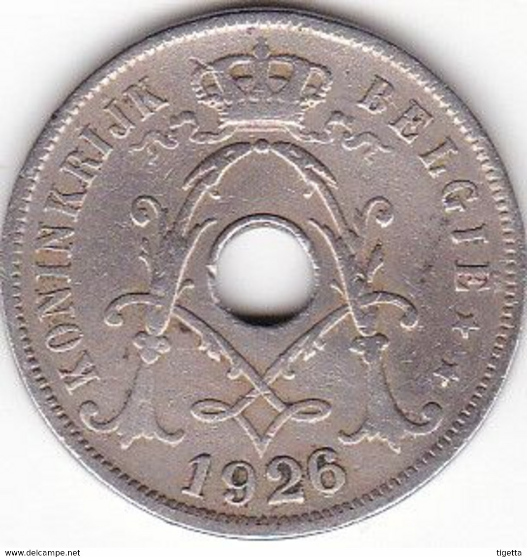 BELGIO 25 CENTS  ANNO 1926 - 25 Cent