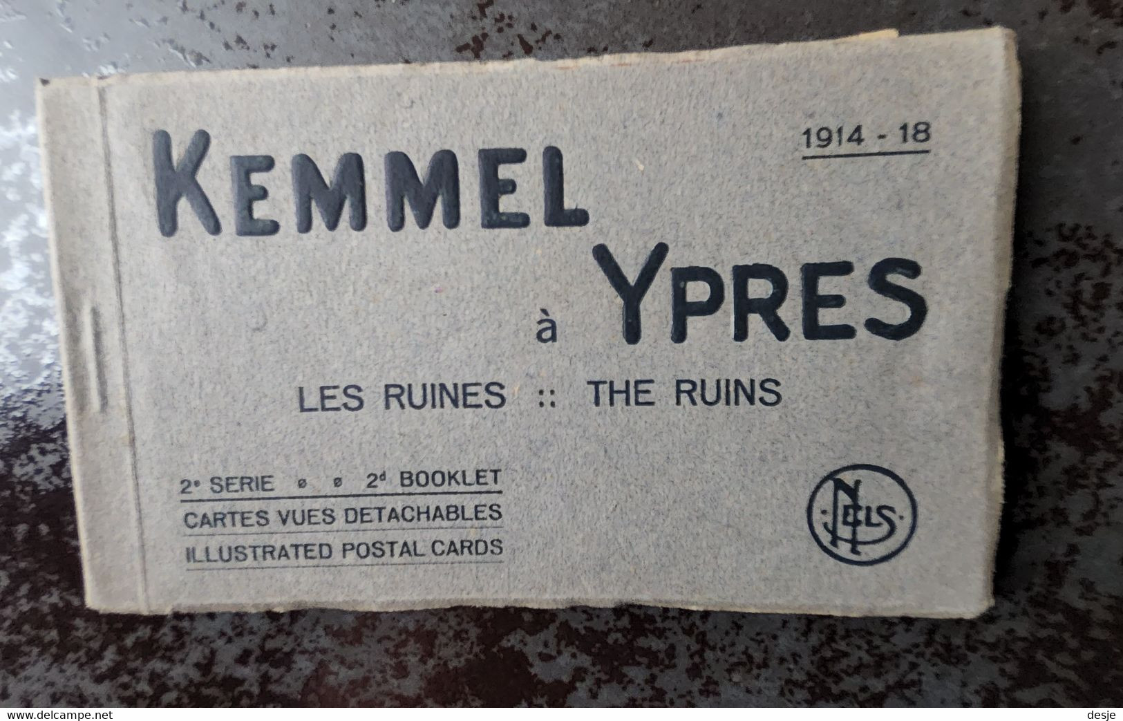 Ieper Kemmel à Ypres Les Ruines 1914-18, 2de Série D, 10 Postkaarten - Houthulst