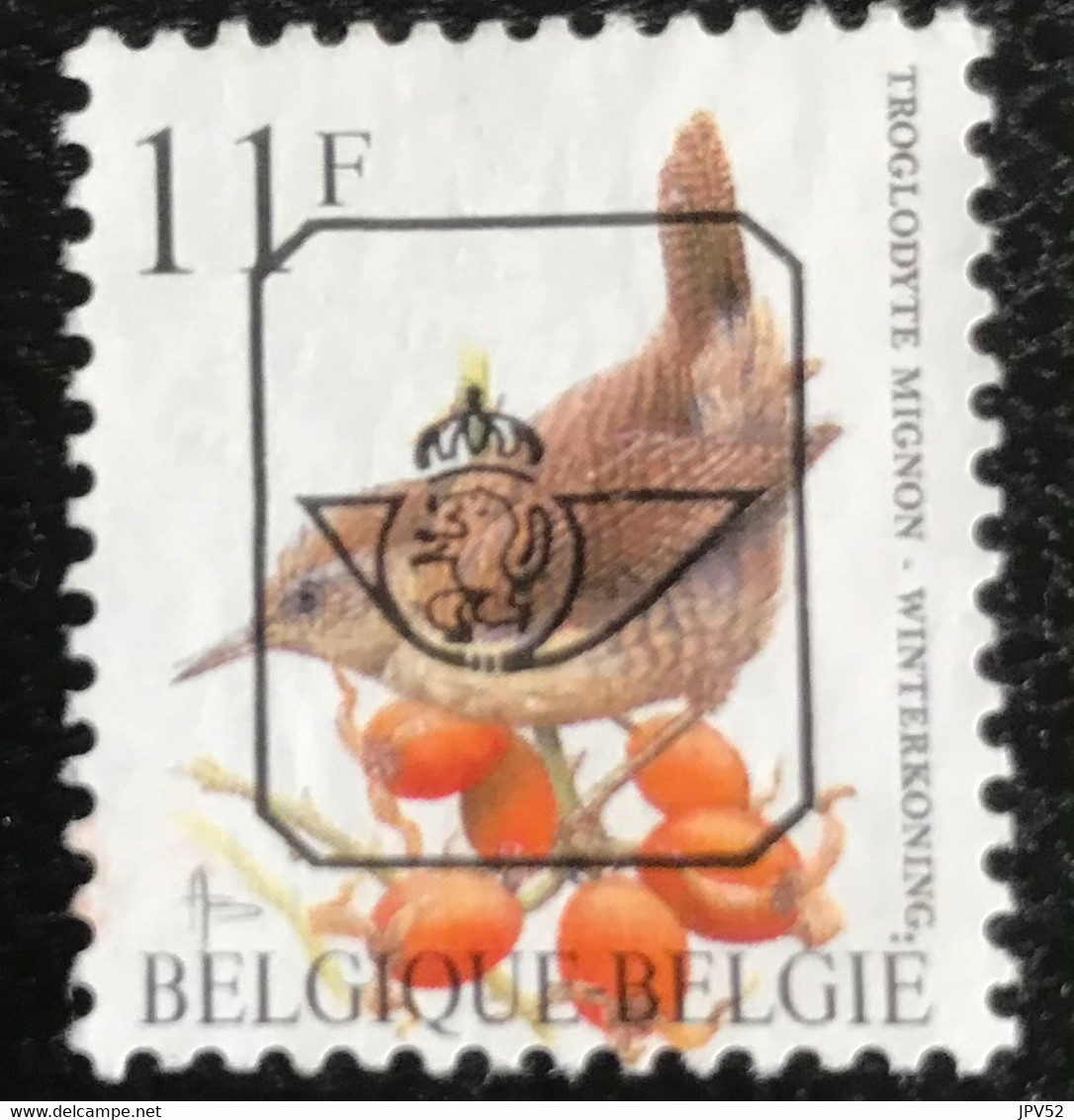 België - Belgique - C11/51 - (°)used - 1992 - Michel 2502V - Winterkoning - Typos 1986-96 (Vögel)