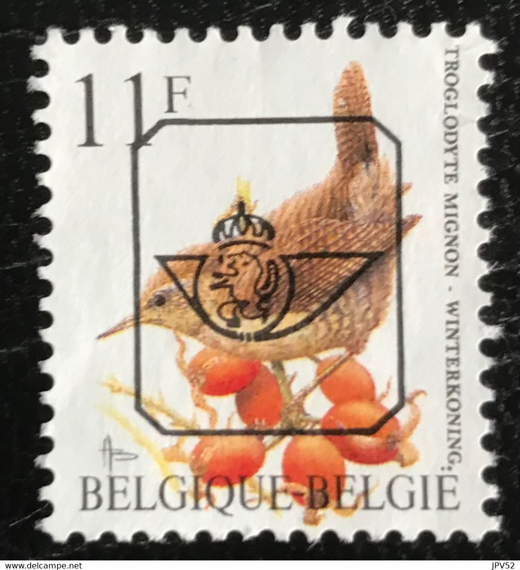 België - Belgique - C11/51 - (°)used - 1992 - Michel 2502V - Winterkoning - Typos 1986-96 (Vögel)