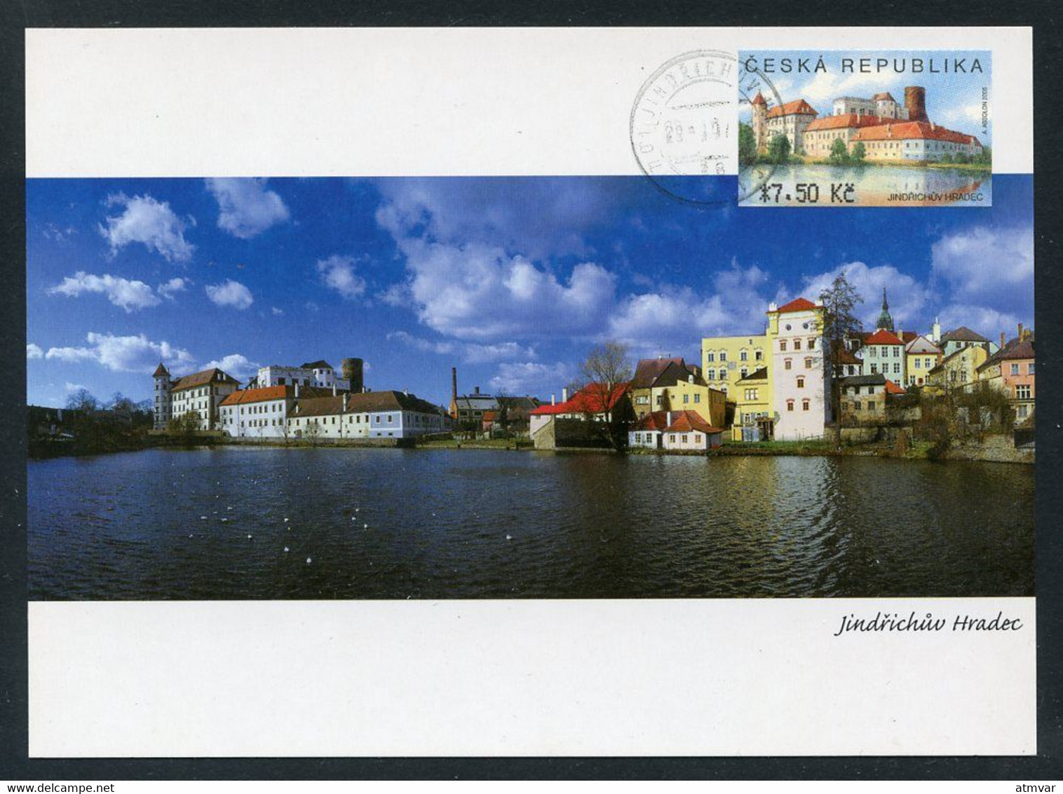 CZECH REPUBLIC (2005) - Carte Maximum Card ATM - Jindrichuv Castle / Jindrichuv Hradec / Chateau / Castillo - Sonstige & Ohne Zuordnung