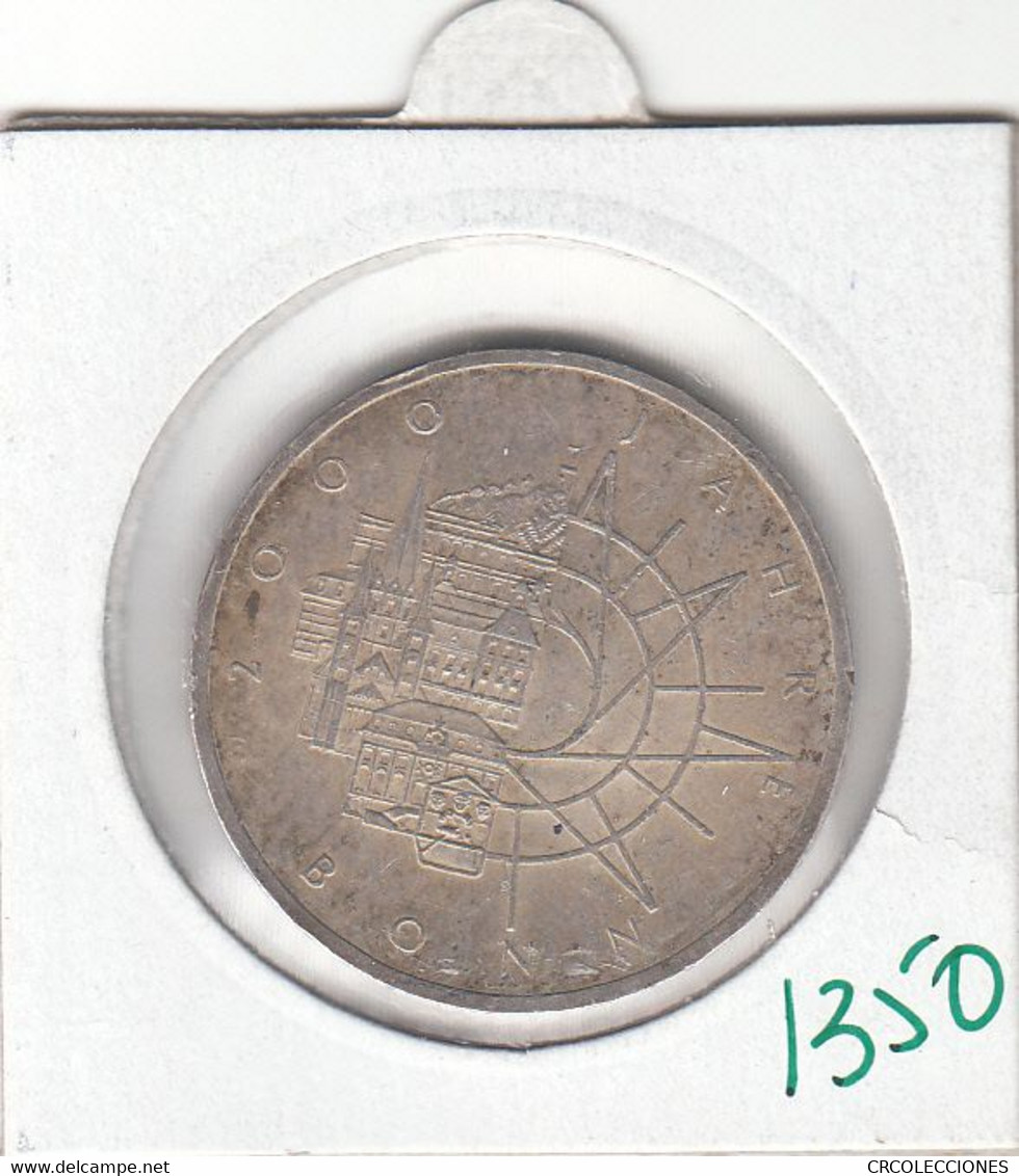 CR1350 MONEDA ALEMANIA 10 MARCOS 1989 PLATA MBC - Sonstige & Ohne Zuordnung