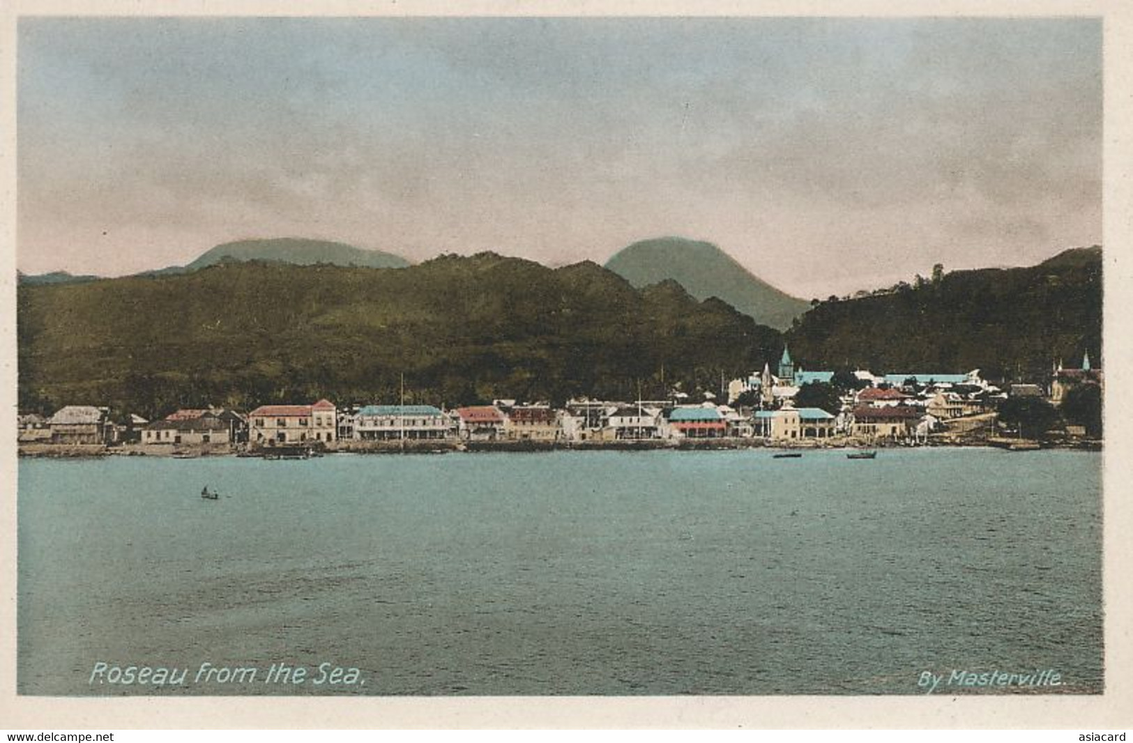 Roseau From The Sea British West Indies - Dominica