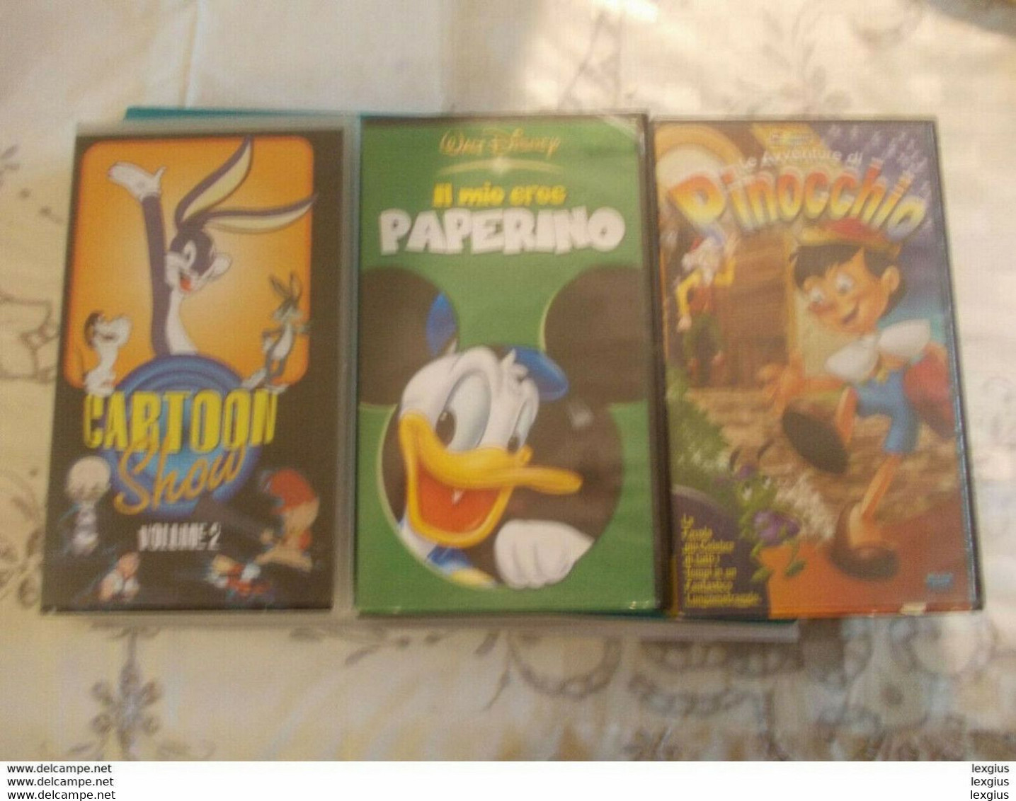 LOTTO DI 11 VHS (CLASSICI WALT DISNEY+ALTRI CARTOONS) - Cartoons