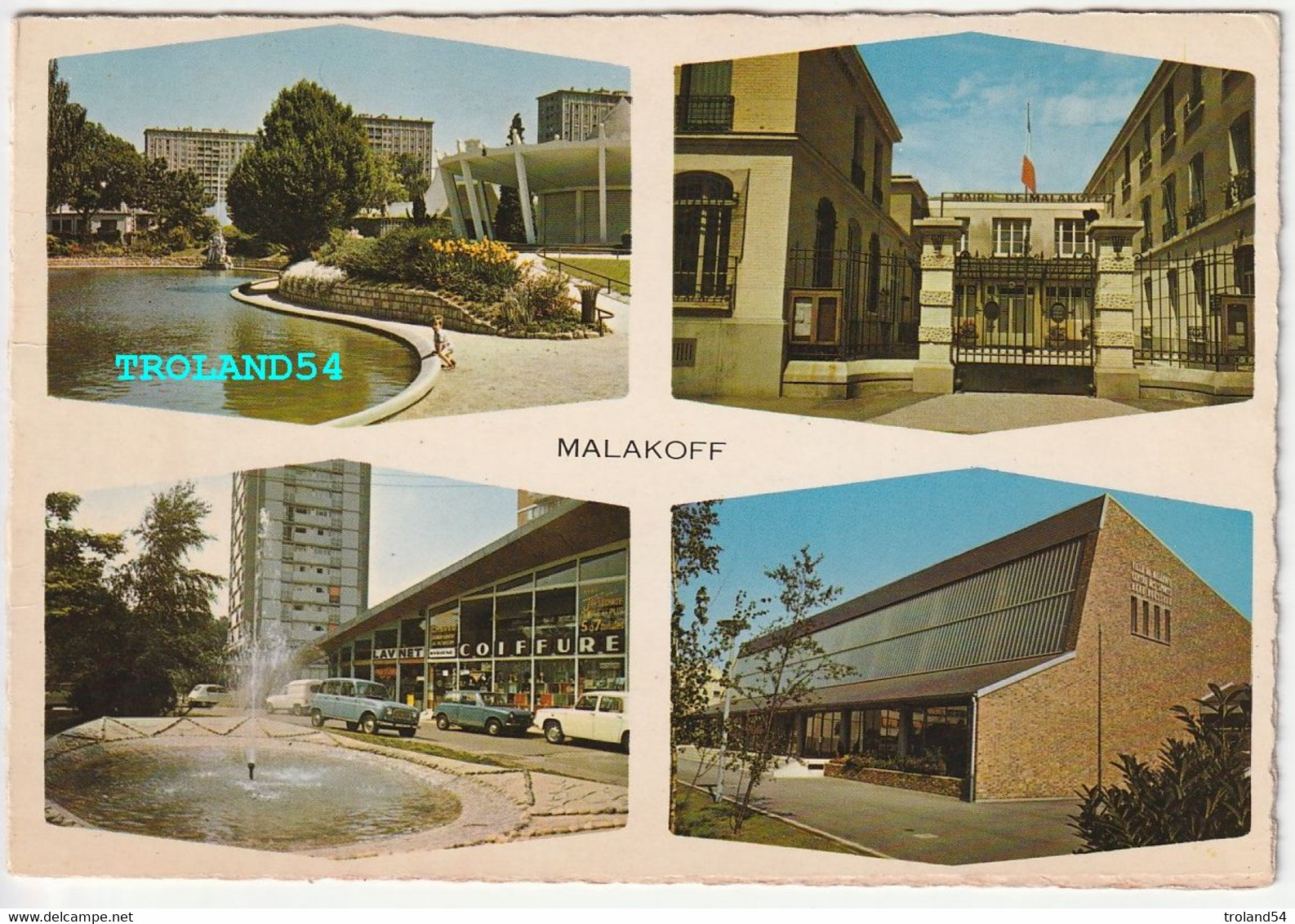 CP, Malakoff, Maire De Malakoff Présentent Leurs Meilleurs Voeux Pour L'année 1971 - Ile-de-France