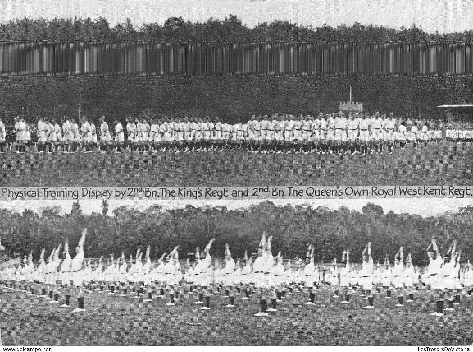 CPA Royaume Unis - Kent - Physical Training Display  - King's Regt - Queen's Own Royal West - Aldershot Tattoo Series - Other & Unclassified