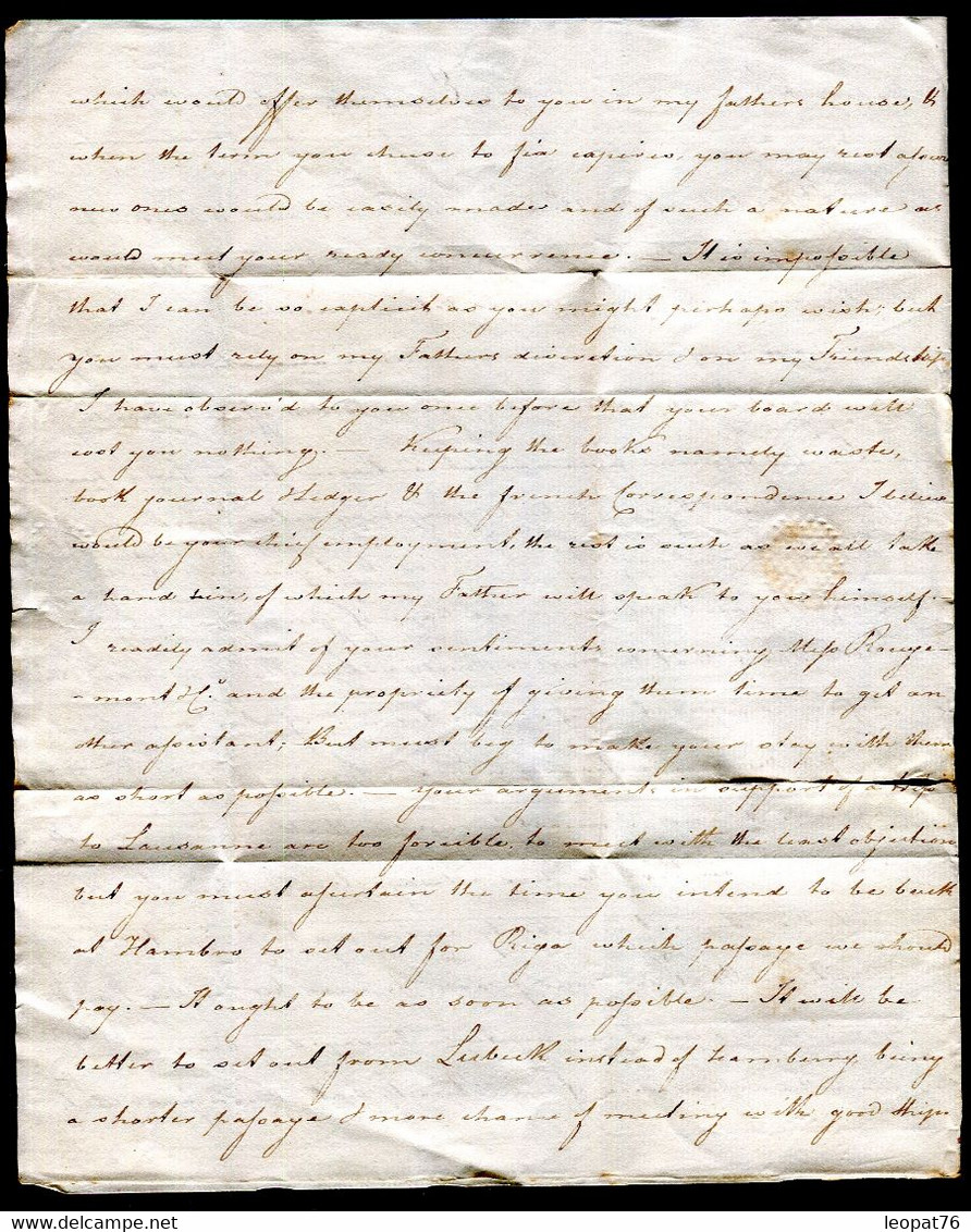 Grande Bretagne - Lettre Avec Texte De Edimbourgh Pour Londres En 1796 - N 305 - ...-1840 Precursori