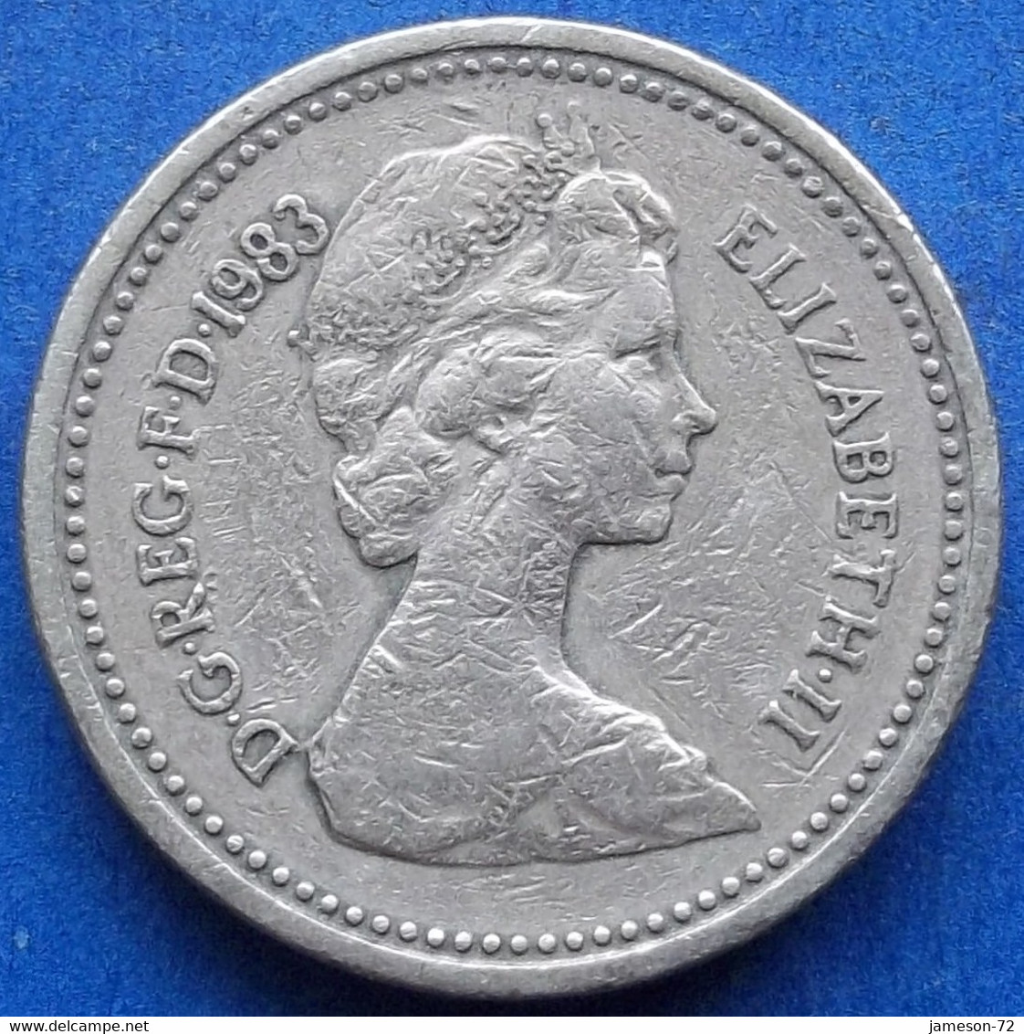 UK - 1 Pound 1983 "Shiel Of Great Britain" KM# 933 Elizabeth II Decimal Coinage (1971-2022) - Edelweiss Coins - 1 Pound