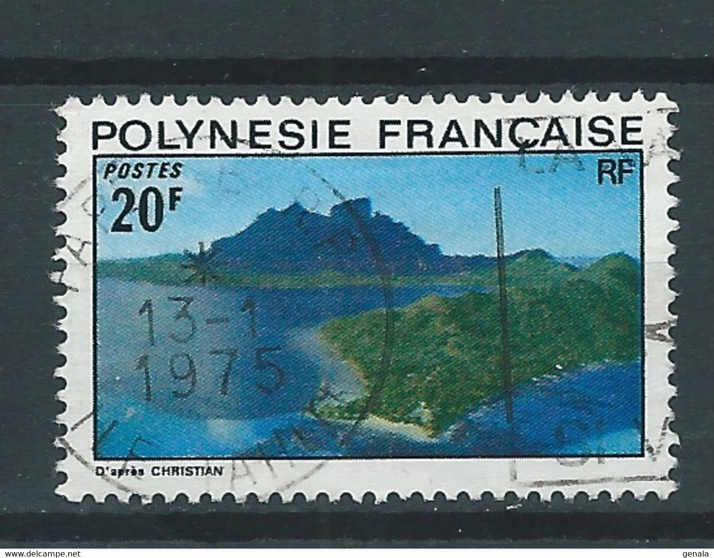 POLYNESIE FRANCAISE Paysage - Oblitérés