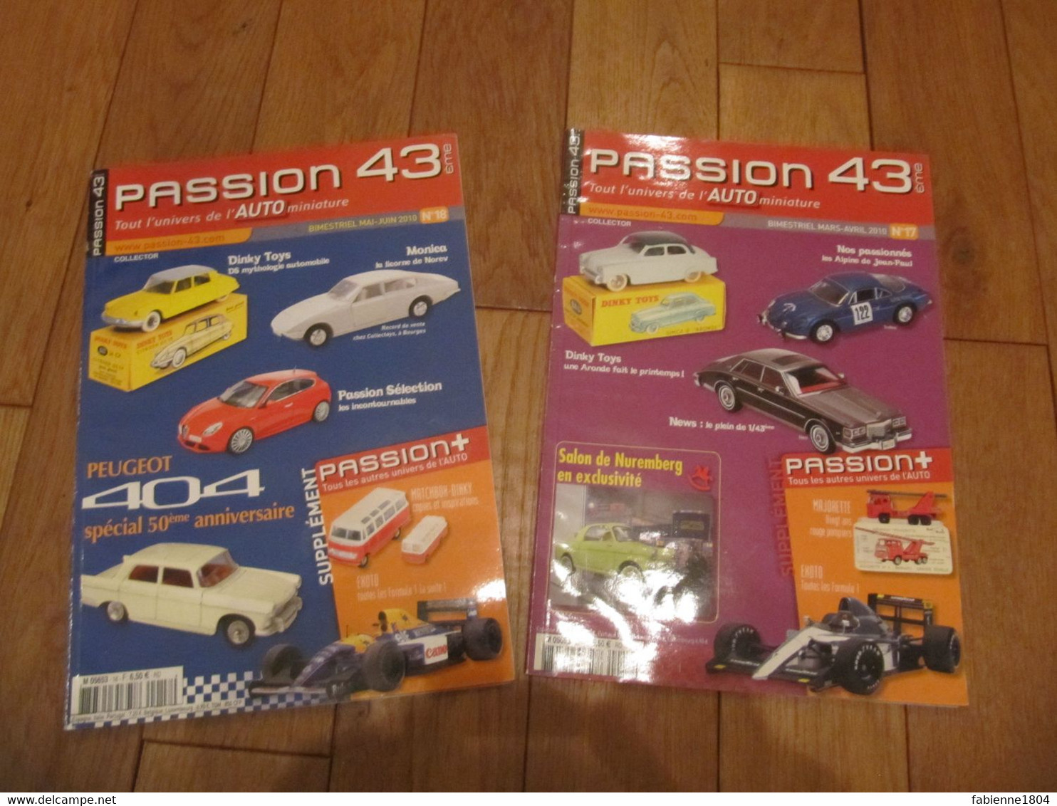 LIVRE MAGAZINE PASSION 43 N° 17 Et 18 PEUGEOT 404 Et SALON DE NUREMBERG ANNEE 2010 - Model Making