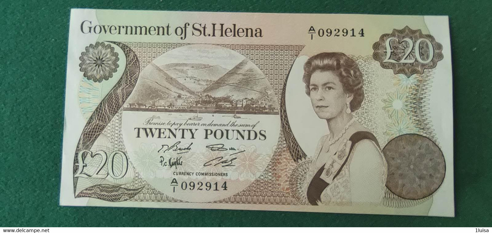 ISOLA ST. ELENA 20 POUNDS  1986 - Saint Helena Island