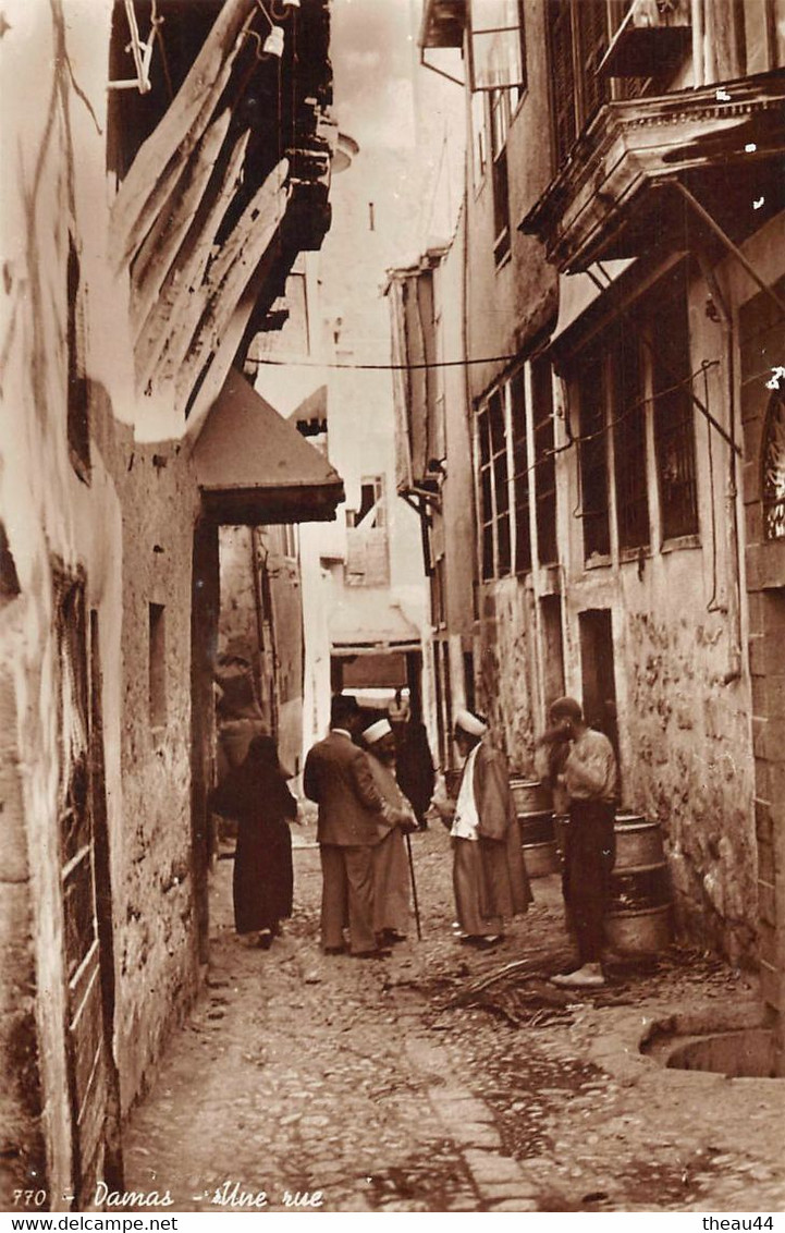 ¤¤   -   SYRIE   -   DAMAS   -  Carte-Photo D'une Rue     -   ¤¤ - Syrien