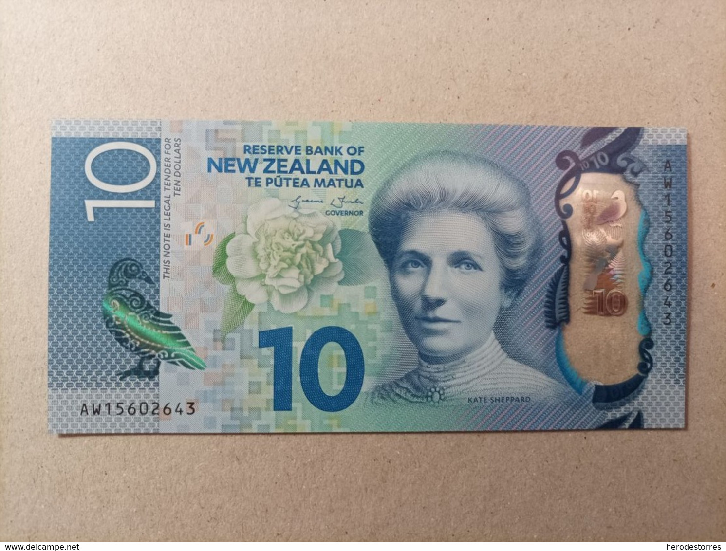 Billete De Nueva Zelanda De 10 Dólar, Año 2015, UNC - New Zealand