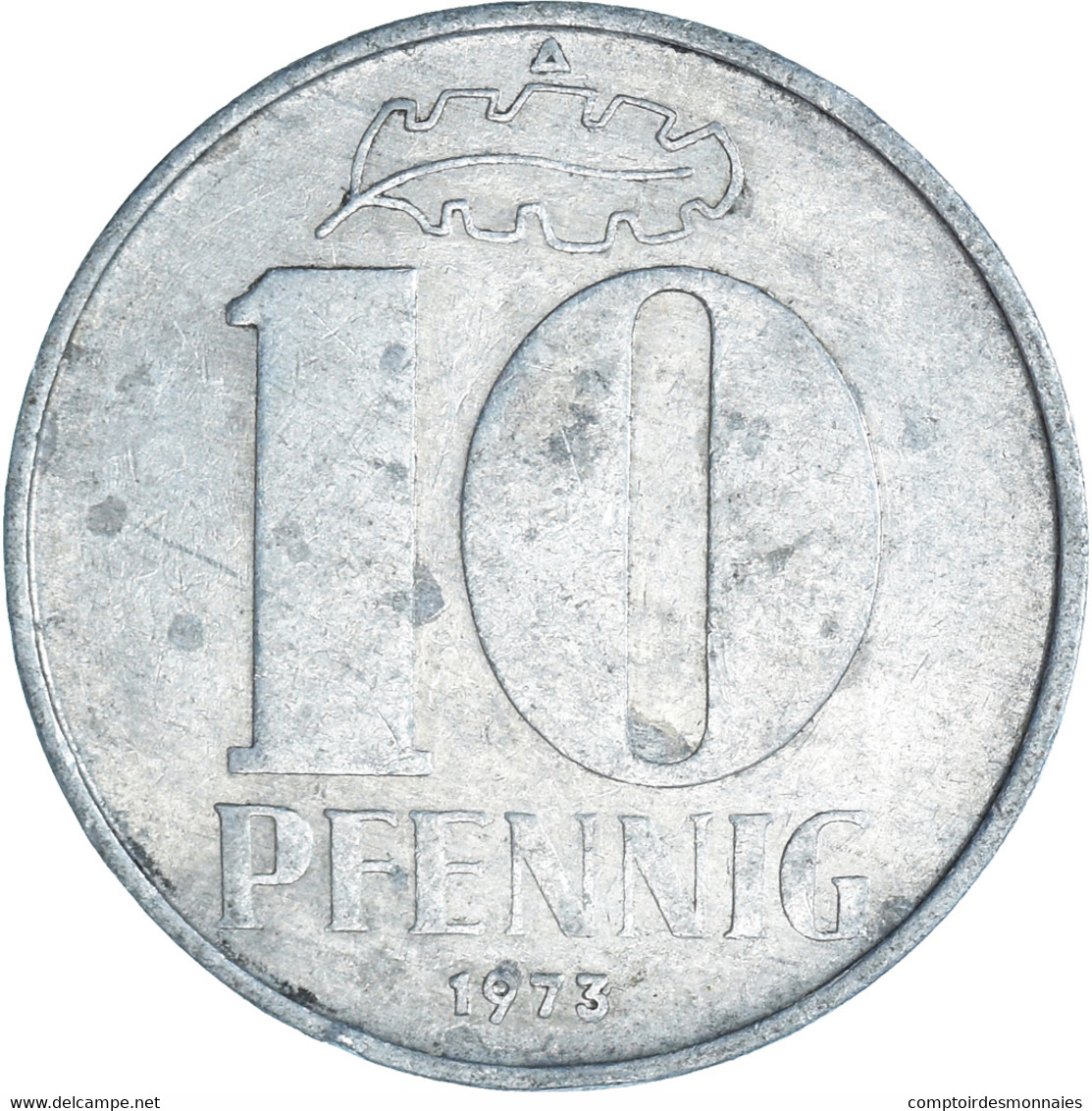 Monnaie, République Démocratique Allemande, 10 Pfennig, 1973 - 10 Pfennig