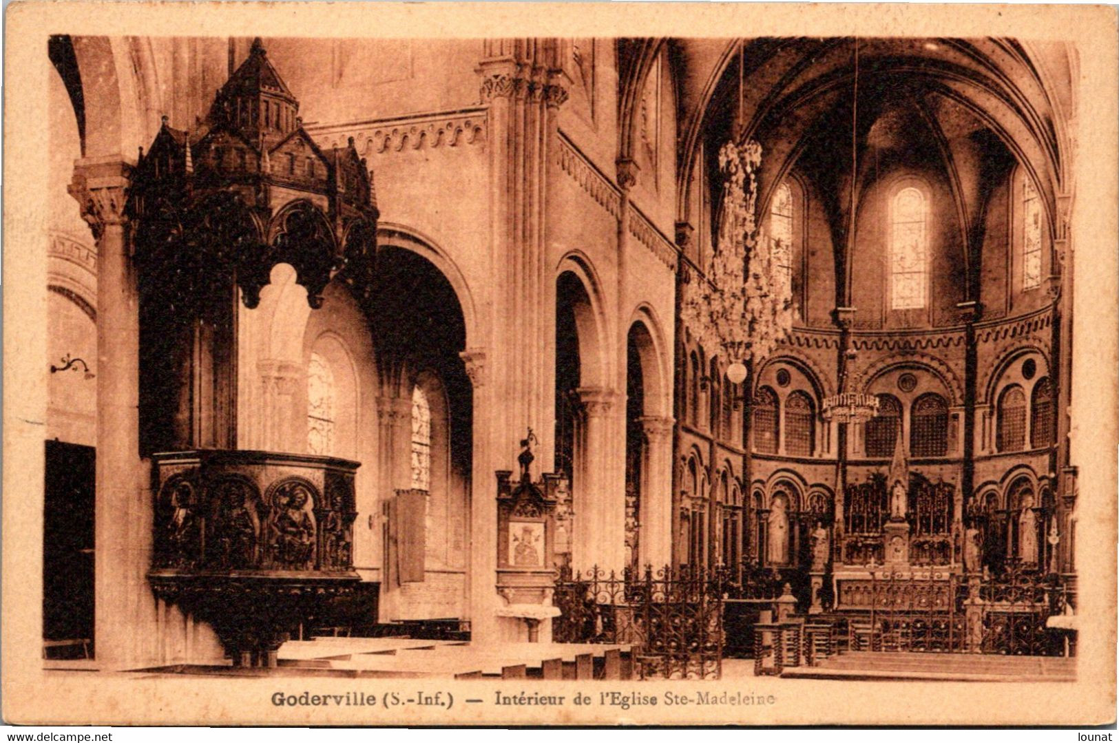 76 GODERVILLE - Intérieur De L'église Ste Madeleine - Goderville