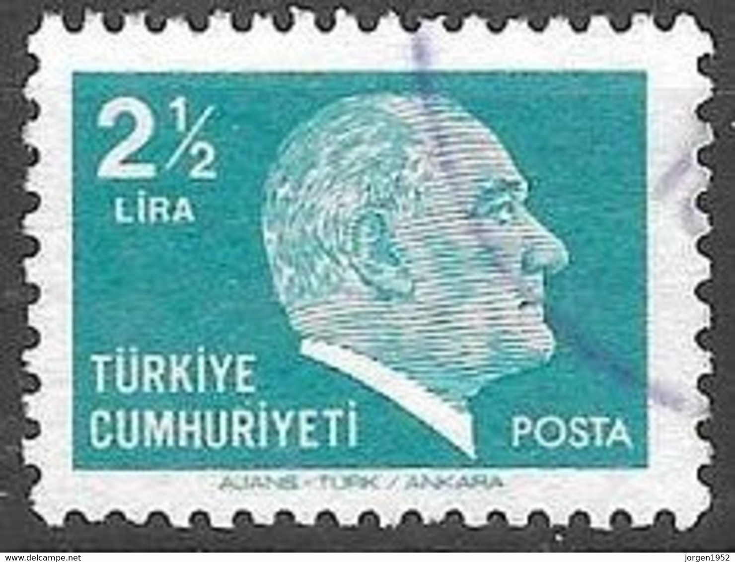 TURKEY #  FROM 1980   STAMPWORLD 2552 - Used Stamps