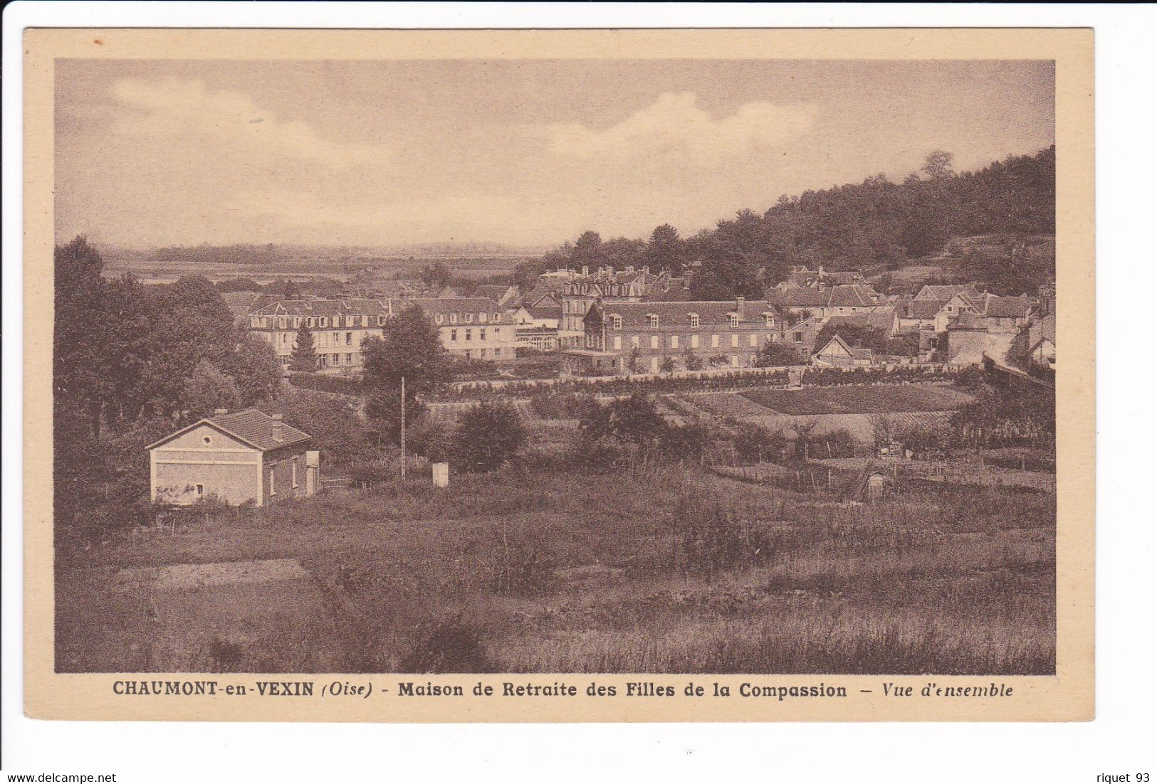 Lot 2 Cp -CHAUMONT-en-VEXIN - Maison De Retraite Des Filles De La Compassion - Chaumont En Vexin