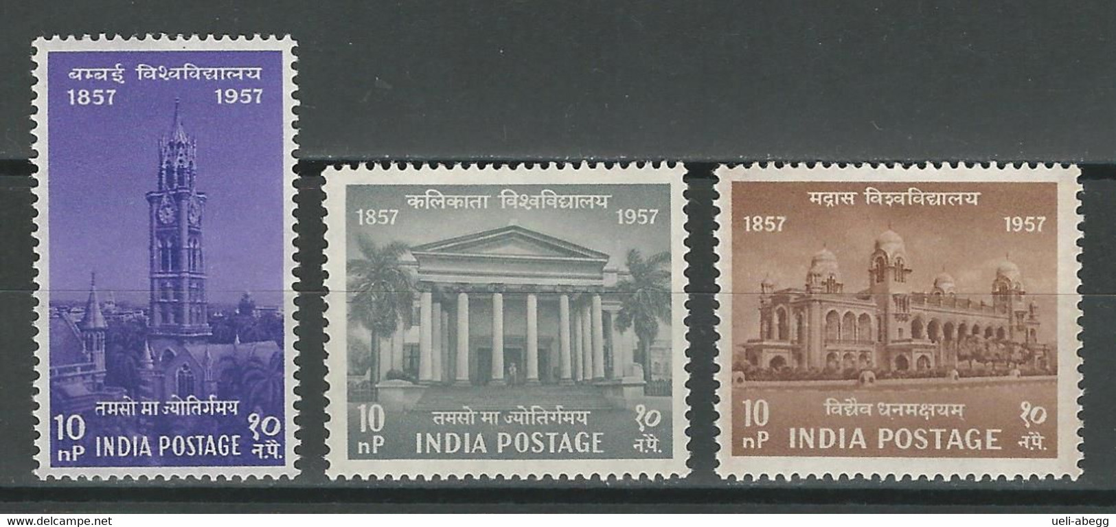 Indien Mi 279-81, SG 392-94 * Mh - Unused Stamps