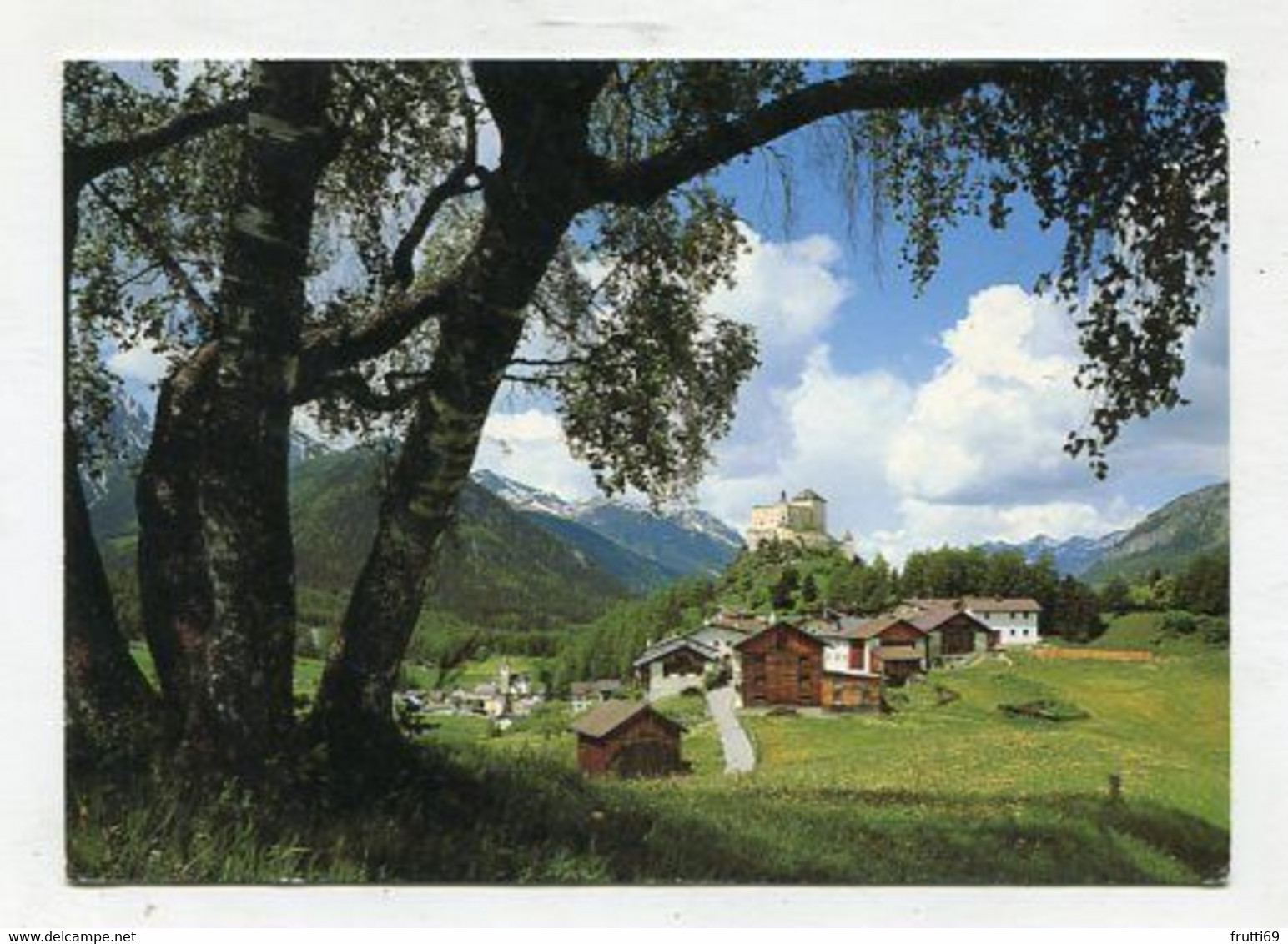 AK 095745 SWITZERLAND - Sparsels Und Fontana Mit Schloss Tarasp - Tarasp