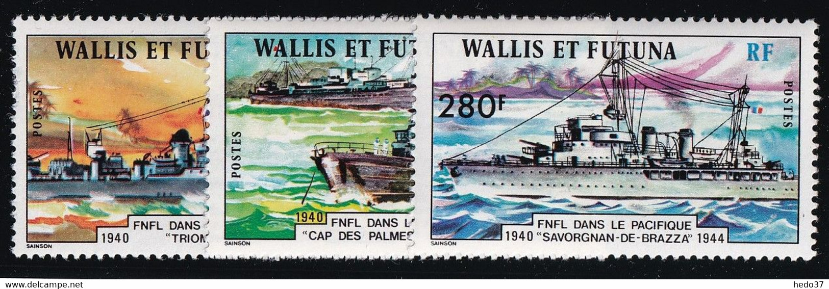 Wallis Et Futuna N°210/212 - Neuf ** Sans Charnière - TB - Neufs