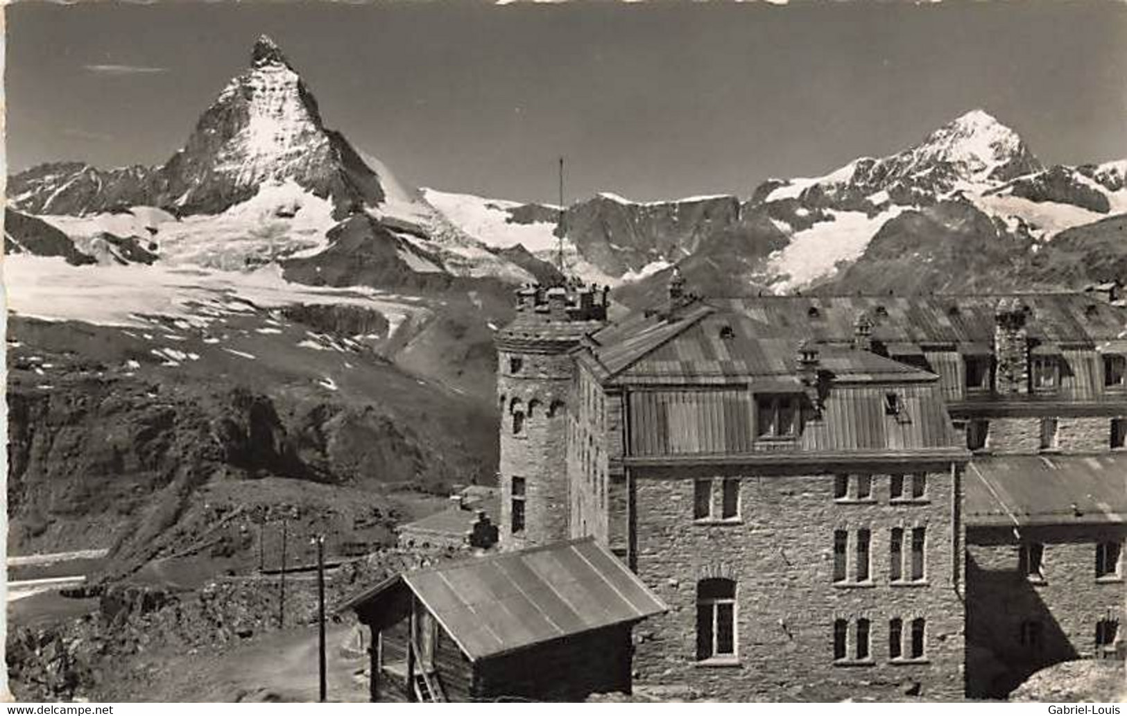 Zermatt Kulmhotel Gornergrat Matterhorn Cervin Dent Blanche - Zermatt